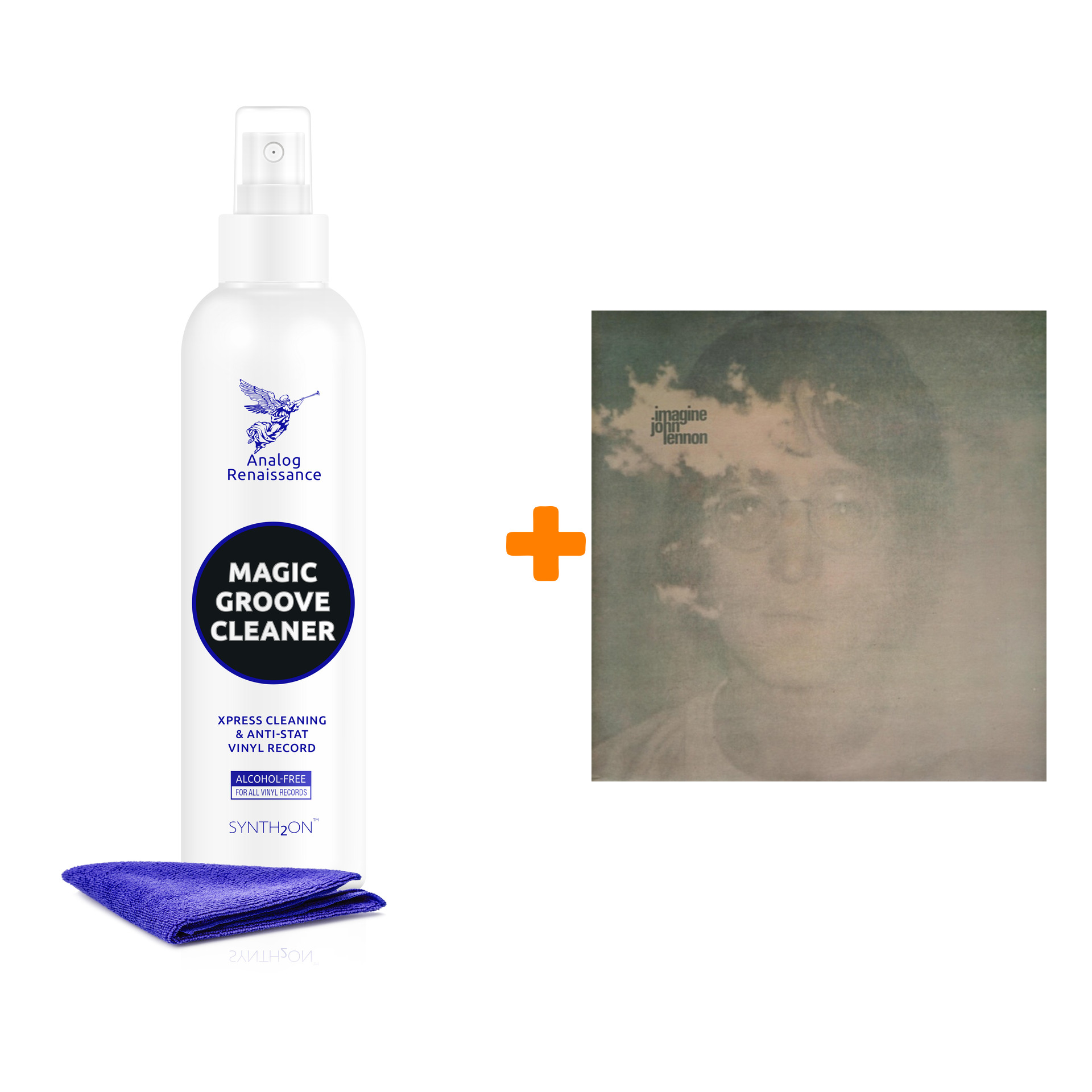 

LENNON JOHN Imagine LP + Спрей для очистки LP с микрофиброй 250мл Набор