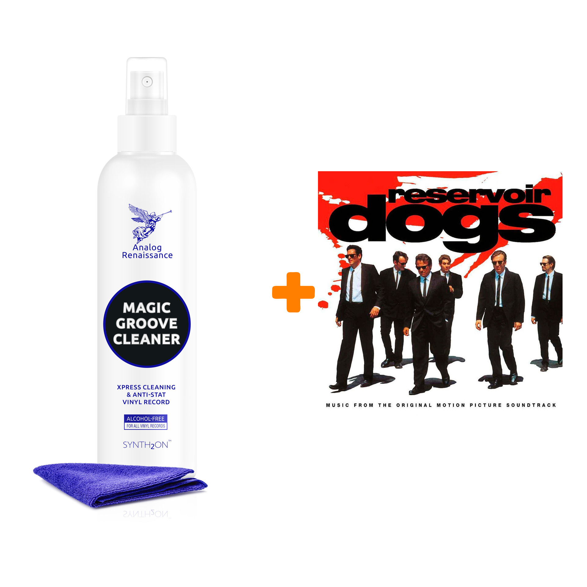 

OST Reservoir Dogs LP + Спрей для очистки LP с микрофиброй 250мл Набор