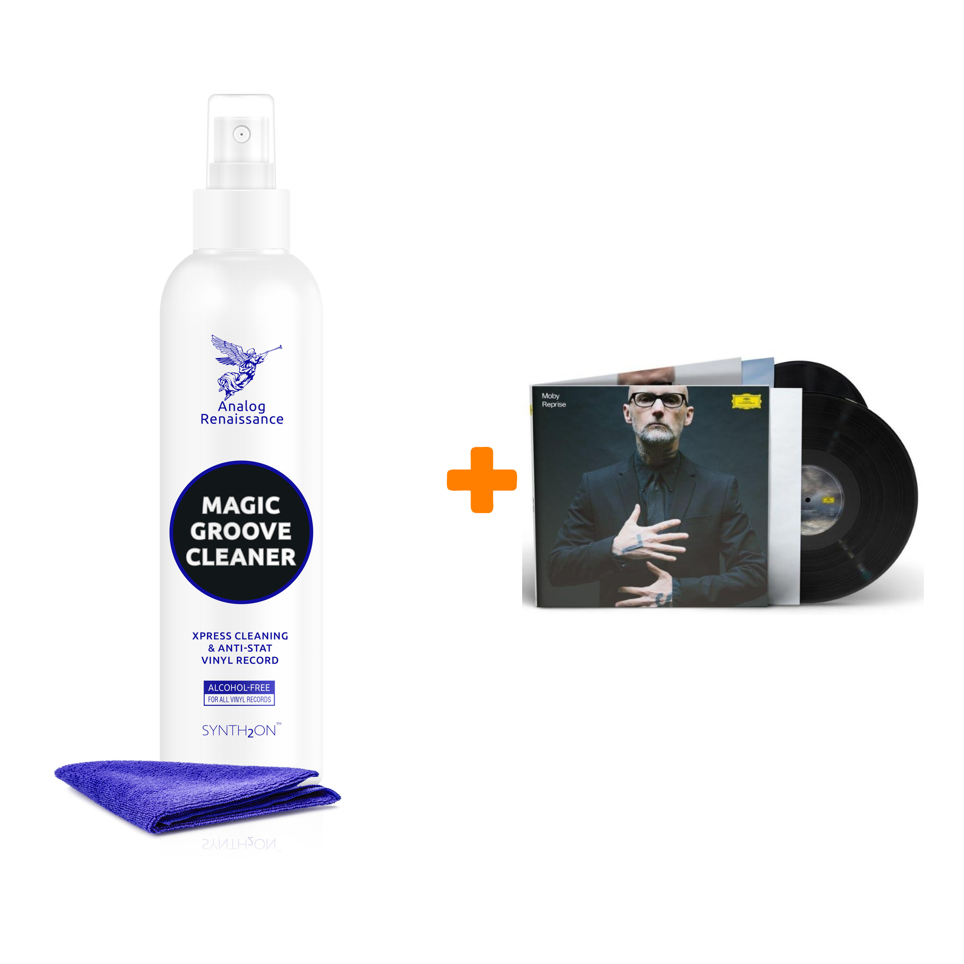

MOBY Reprise 2LP + Спрей для очистки LP с микрофиброй 250мл Набор