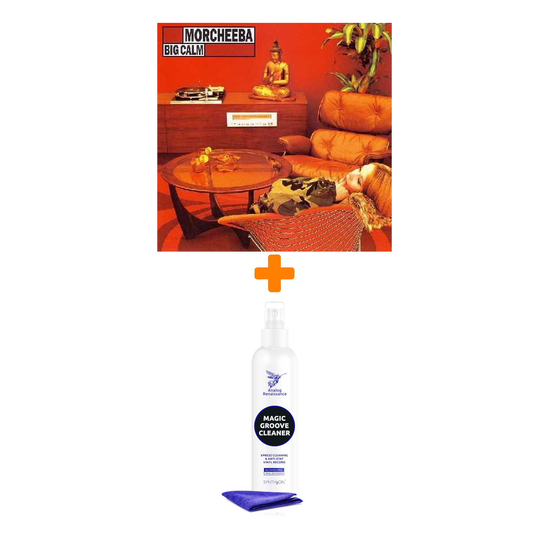 

MORCHEEBA Big Calm LP + Спрей для очистки LP с микрофиброй 250мл Набор