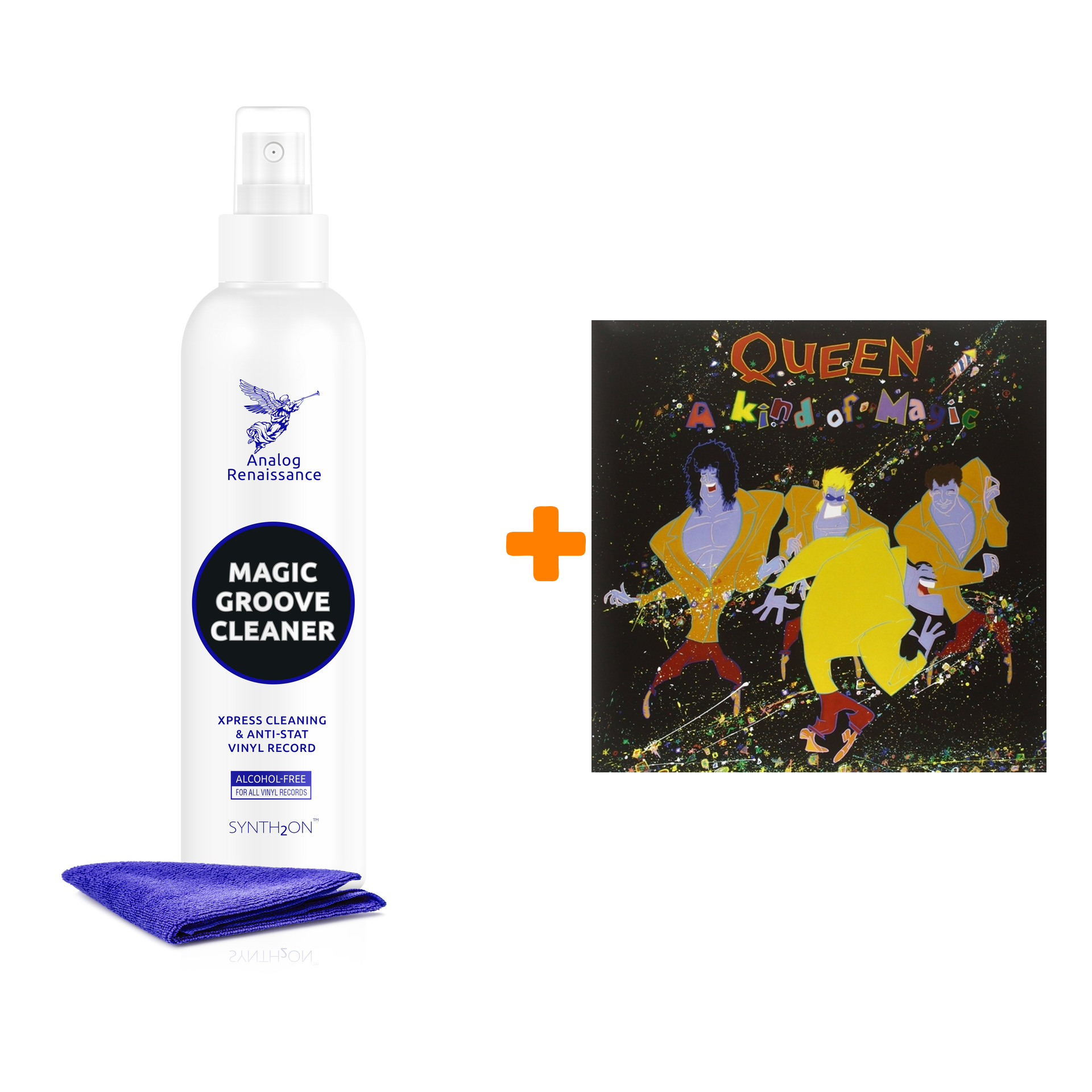 

QUEEN A Kind Of Magic LP + Спрей для очистки LP с микрофиброй 250мл Набор