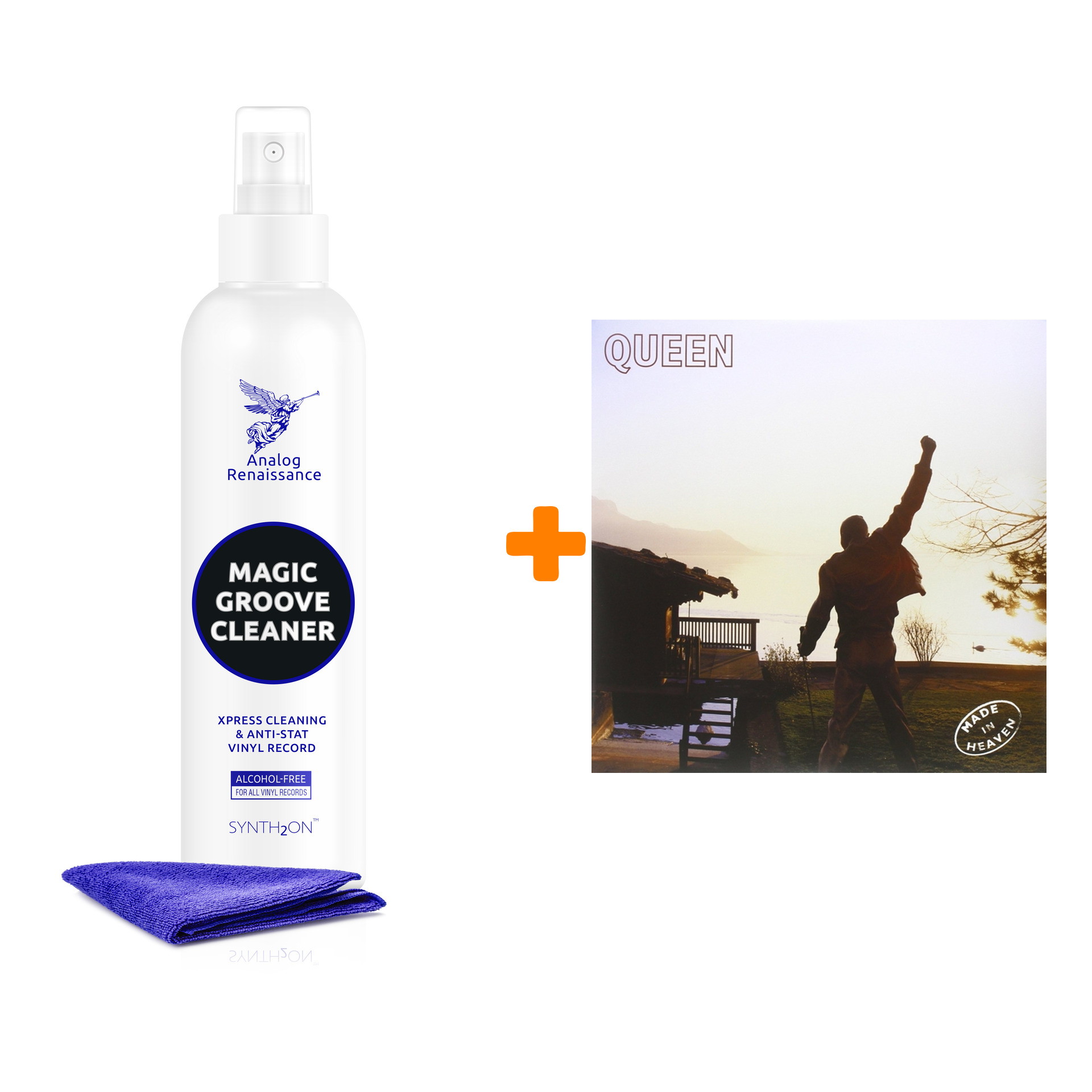 

QUEEN Made In Heaven 2LP + Спрей для очистки LP с микрофиброй 250мл Набор