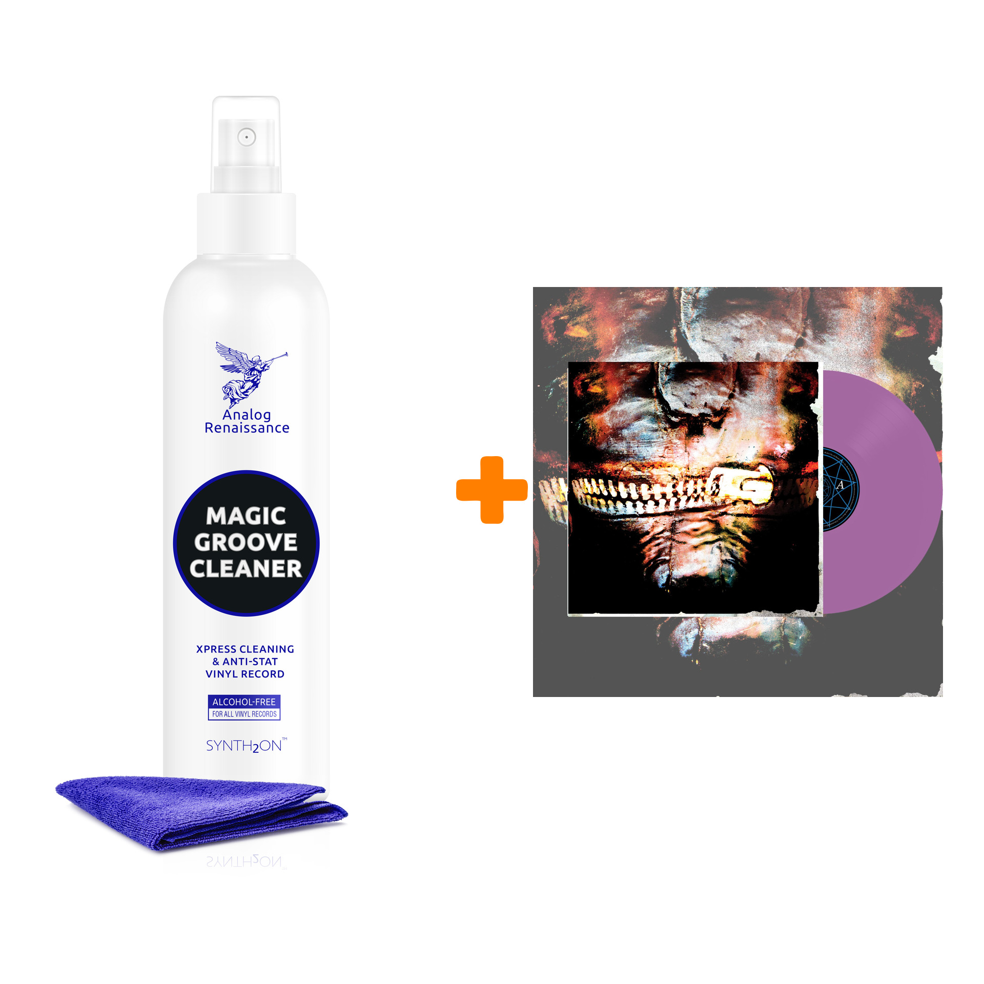 

SLIPKNOT Vol.3 The Subliminal Verses Coloured Violet Vinyl 2LP + Спрей для очистки LP с микрофиброй 250мл Набор