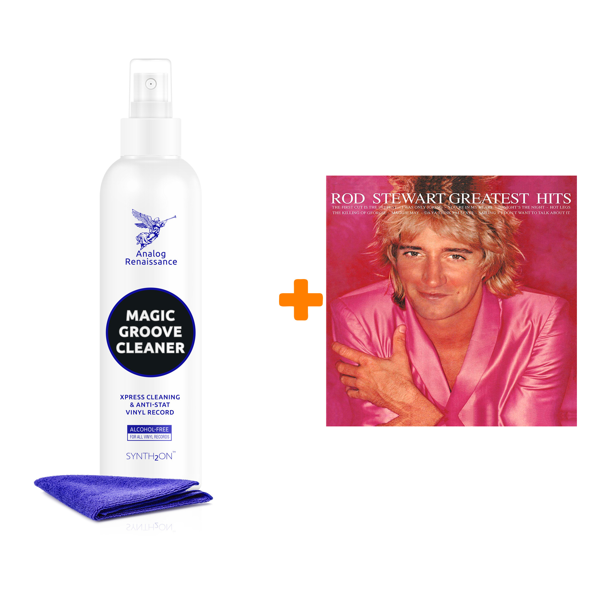 

STEWART ROD Greatest Hits 1 LP + Спрей для очистки LP с микрофиброй 250мл Набор