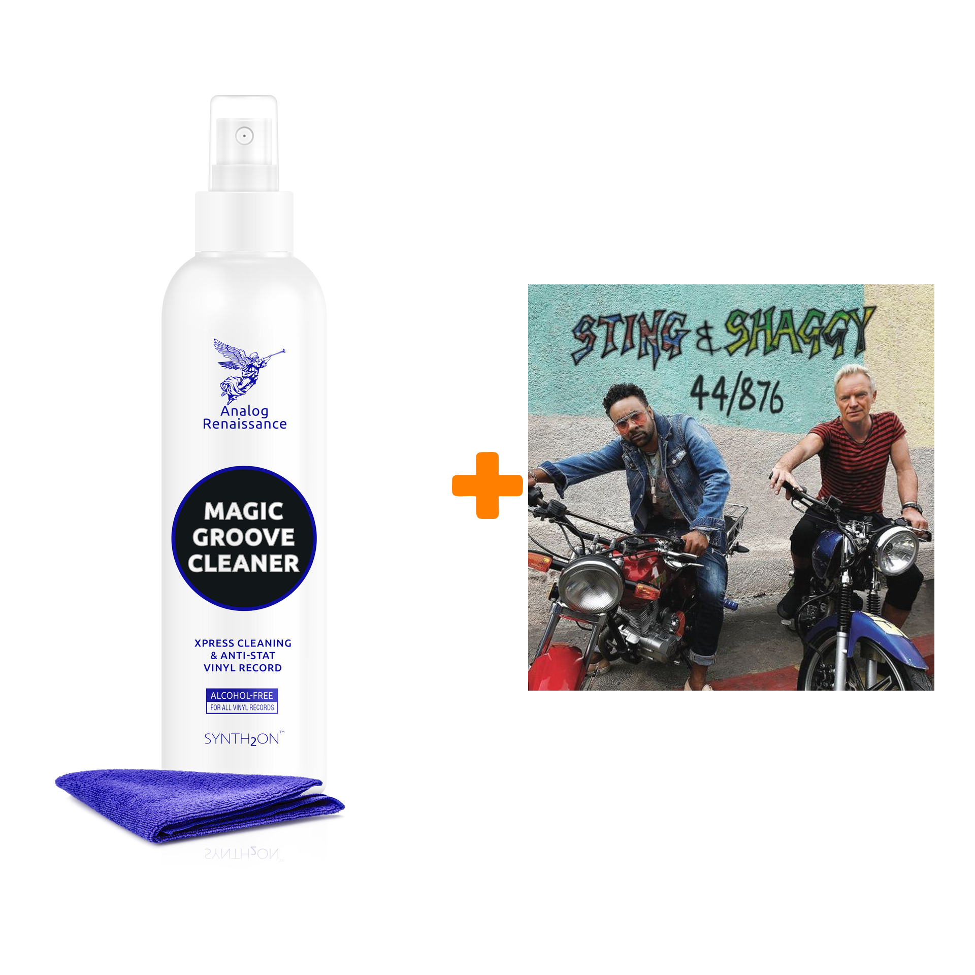 

STING & SHAGGY 44/876 LP + Спрей для очистки LP с микрофиброй 250мл Набор