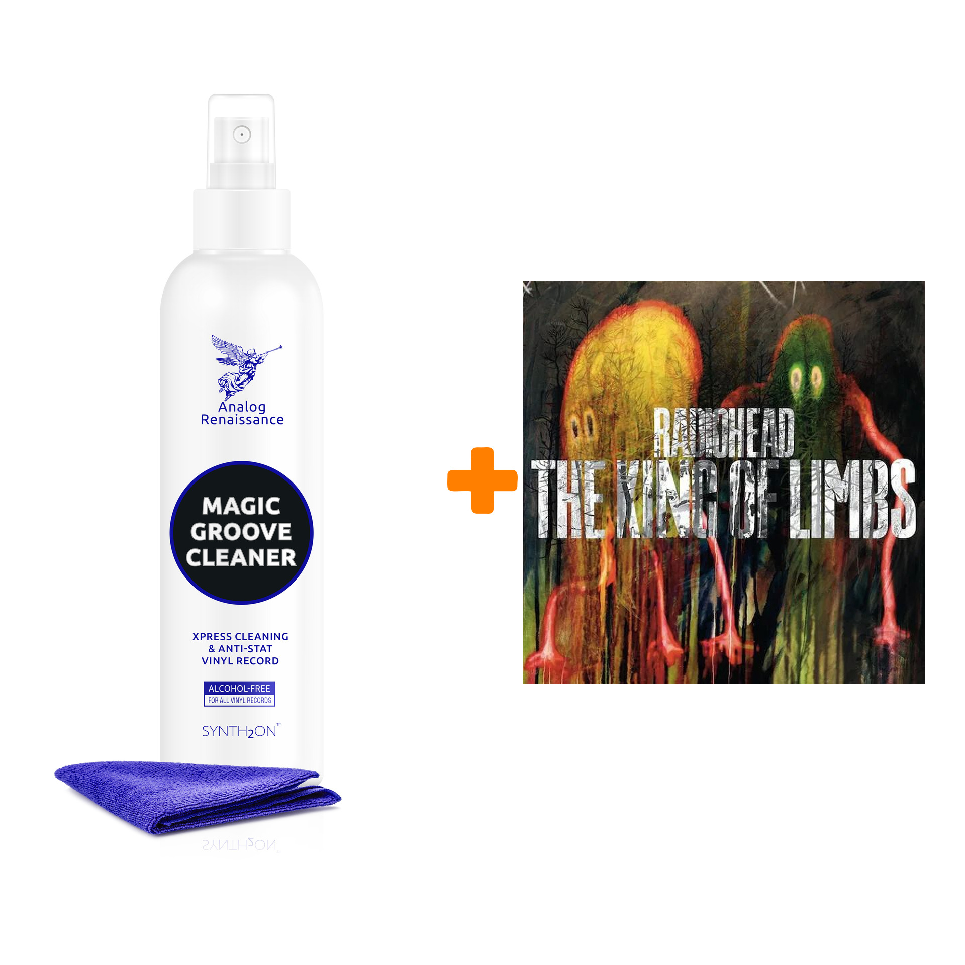 

RADIOHEAD The King Of Limbs LP + Спрей для очистки LP с микрофиброй 250мл Набор