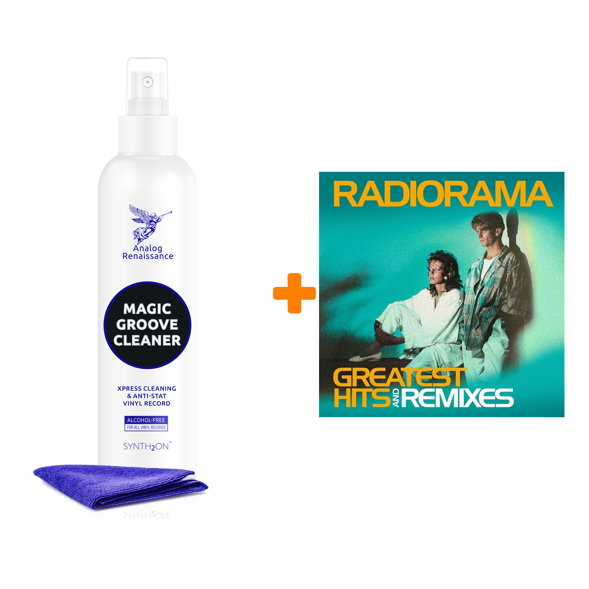 

RADIORAMA Greatest Hits And Remixes LP + Спрей для очистки LP с микрофиброй 250мл Набор