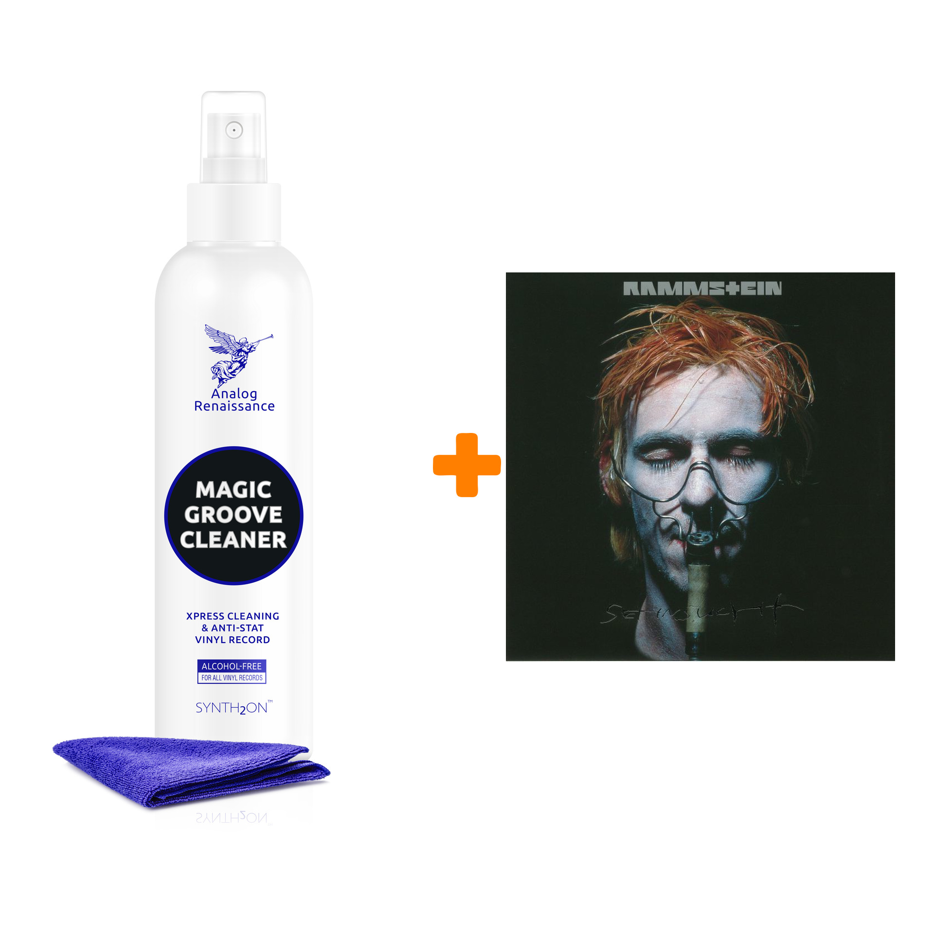 

RAMMSTEIN Sehnsucht 2LP + Спрей для очистки LP с микрофиброй 250мл Набор