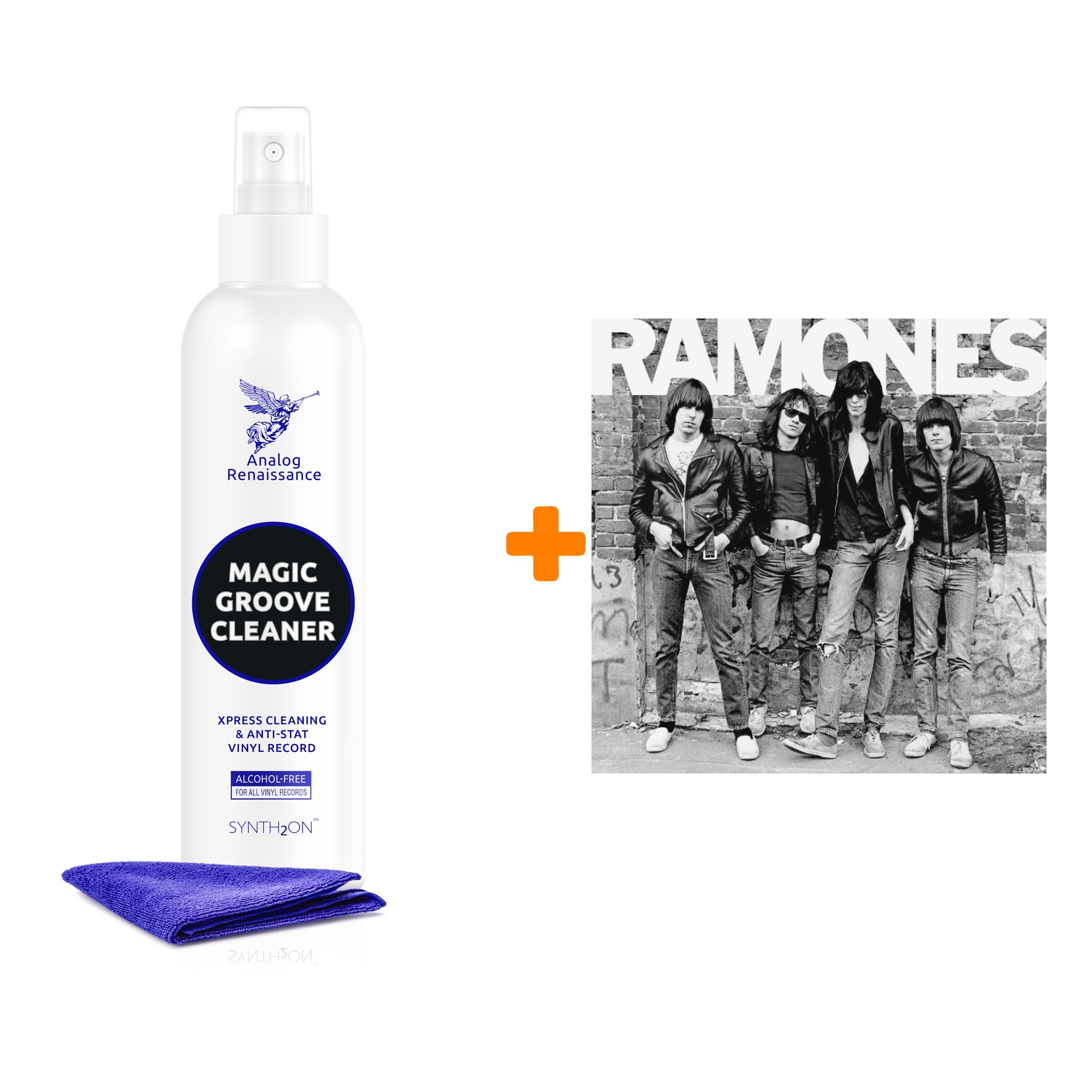 

RAMONES Ramones LP + Спрей для очистки LP с микрофиброй 250мл Набор