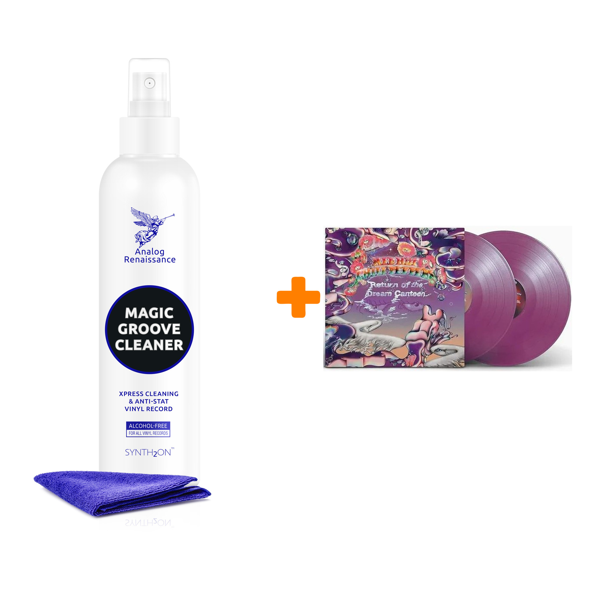 

RED HOT CHILI PEPPERS Return Of The Dream Canteen Coloured Violet Vinyl 2LP + Спрей для очистки LP с микрофиброй 250мл Набор