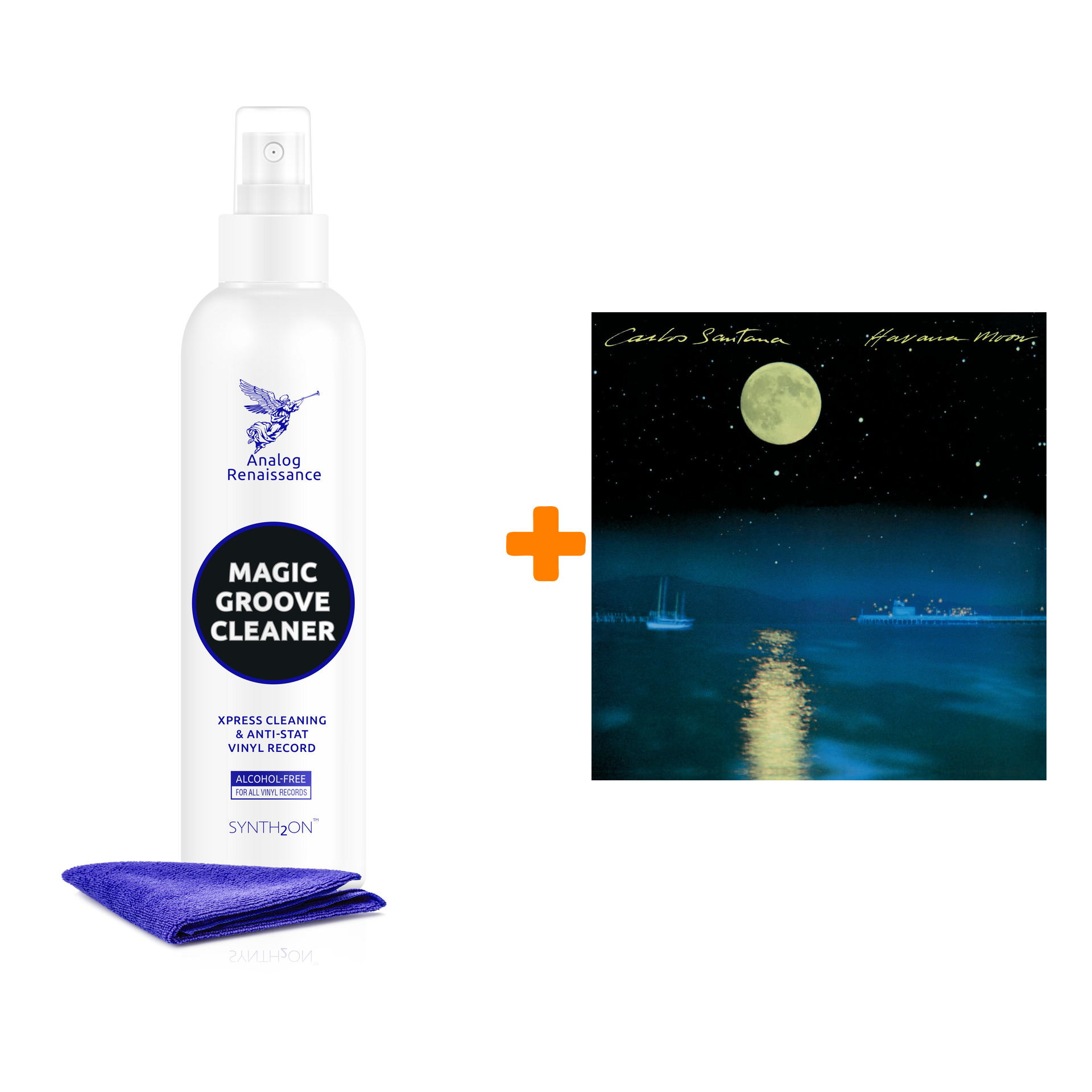 

SANTANA Havana Moon LP + Спрей для очистки LP с микрофиброй 250мл Набор