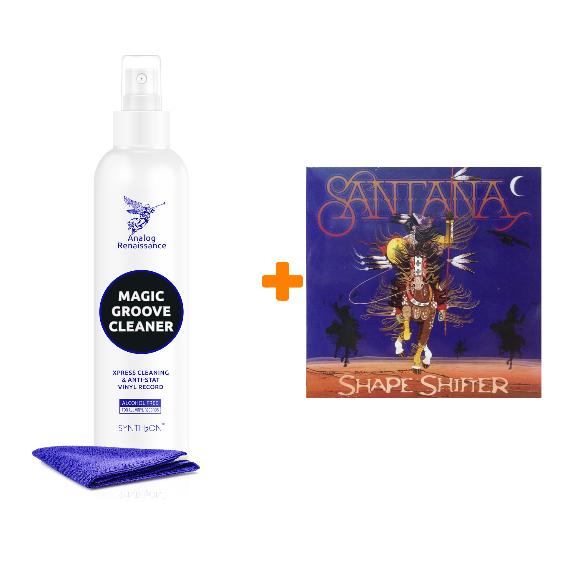 

SANTANA Shape Shifter LP + Спрей для очистки LP с микрофиброй 250мл Набор