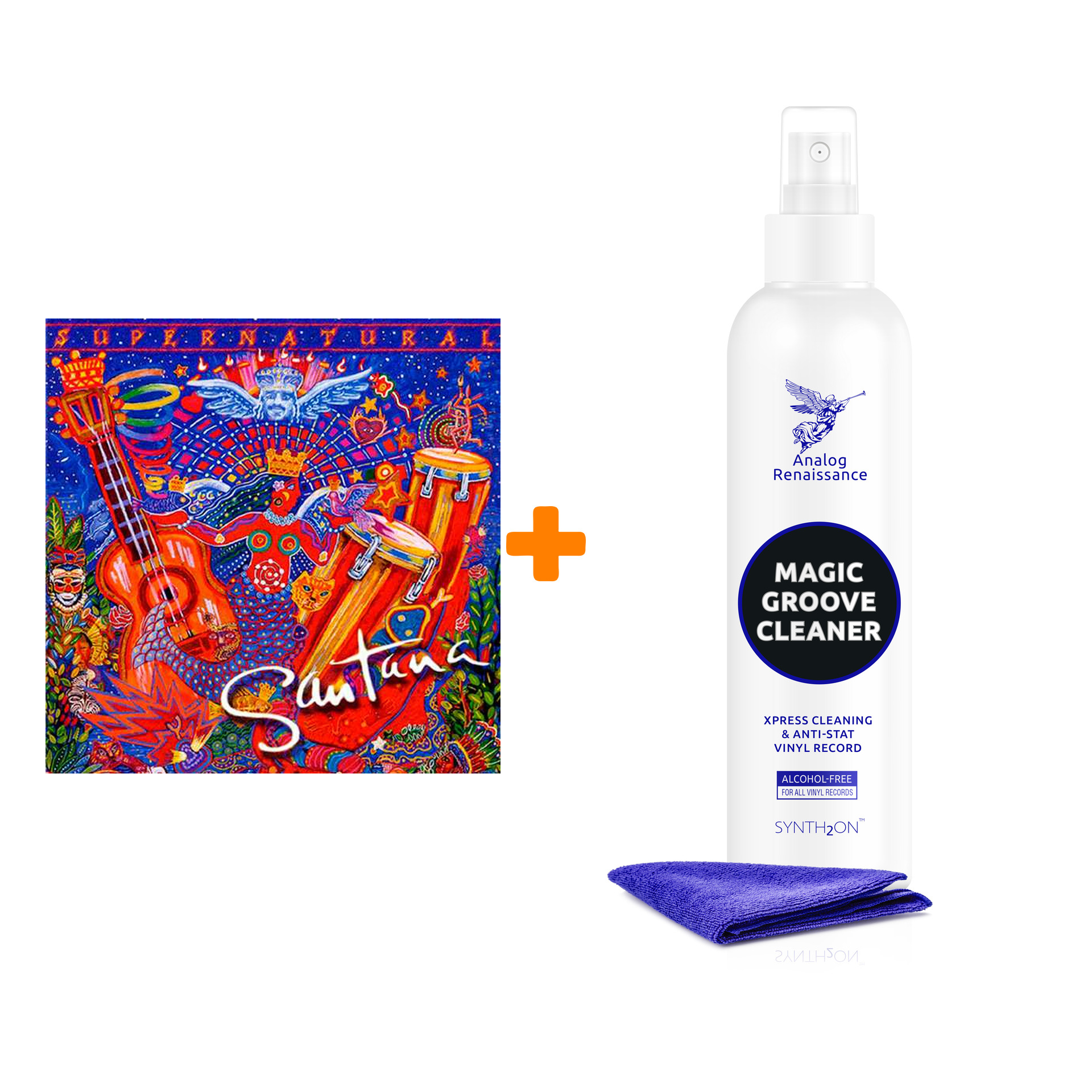 

SANTANA Supernatural 2LP + Спрей для очистки LP с микрофиброй 250мл Набор