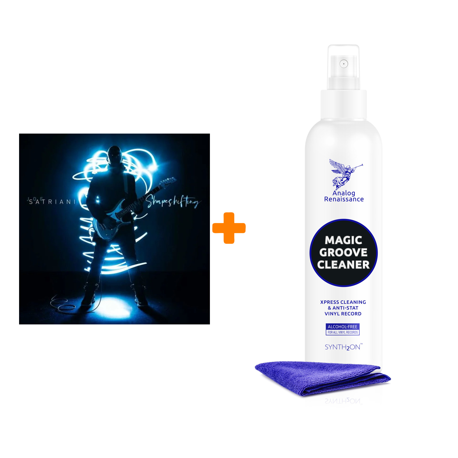 

SATRIANI JOE Shapeshifting LP + Спрей для очистки LP с микрофиброй 250мл Набор