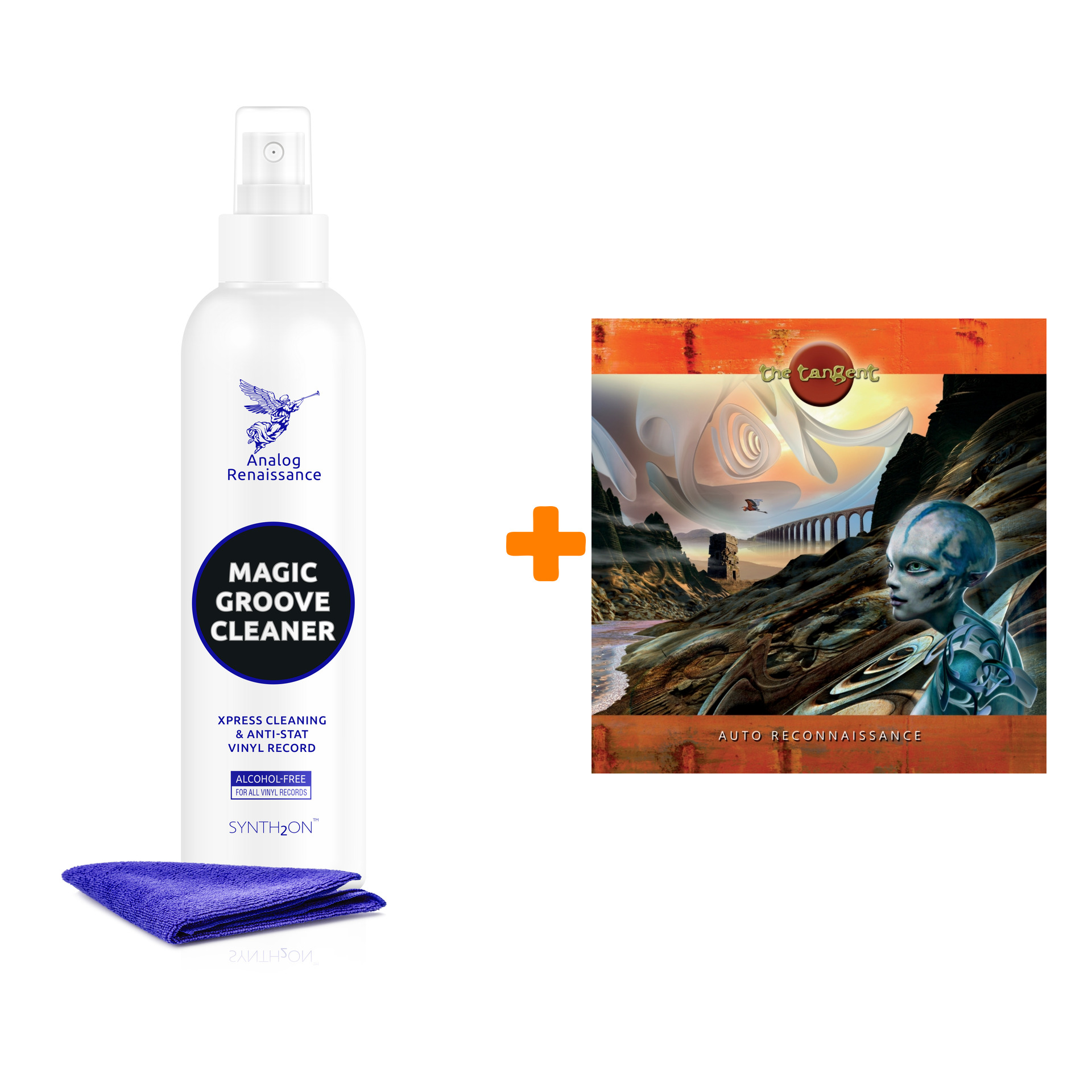 

THE TANGENT Auto Reconnaissance 2LP+CD + Спрей для очистки LP с микрофиброй 250мл Набор