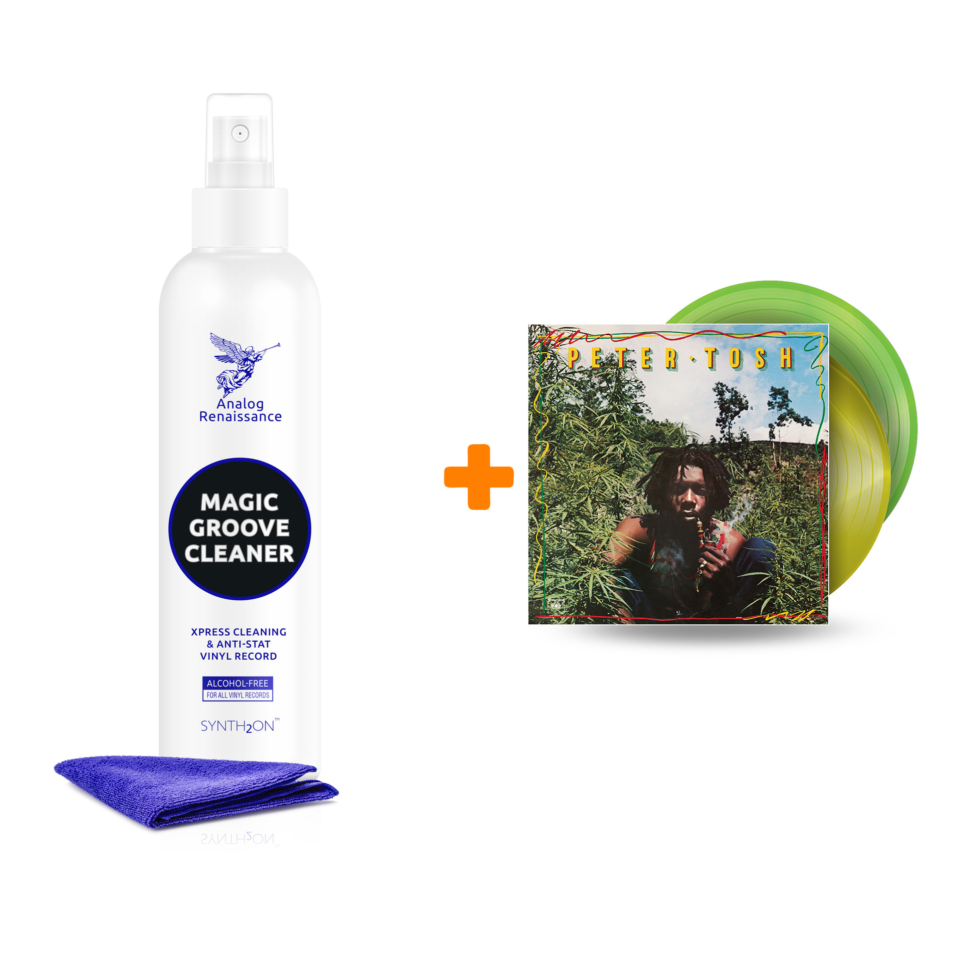 

TOSH PETER Legalize It Coloured Vinyl 2LP + Спрей для очистки LP с микрофиброй 250мл Набор