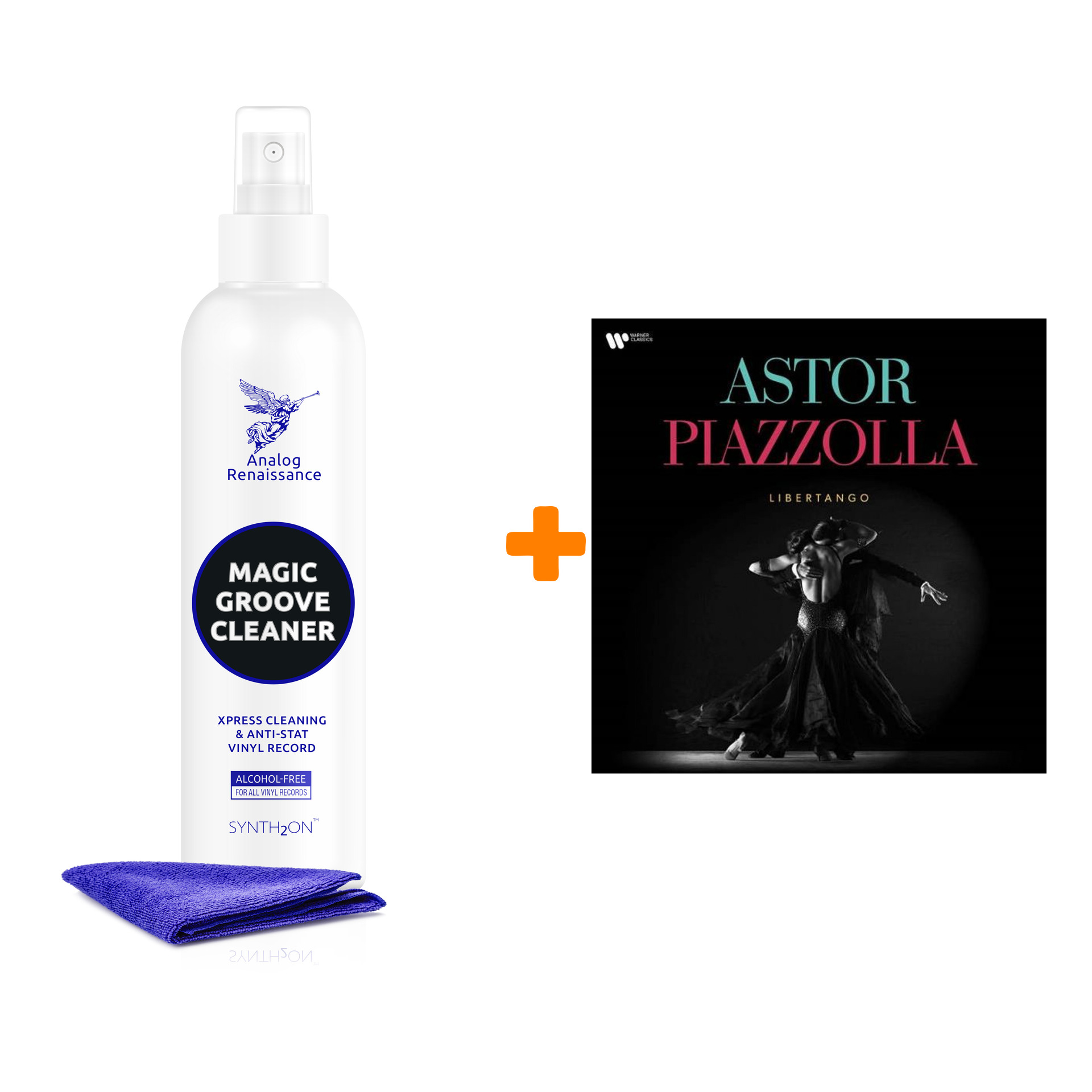 V/A Astor Piazzolla Libertango LP + Спрей для очистки LP с микрофиброй 250мл Набор