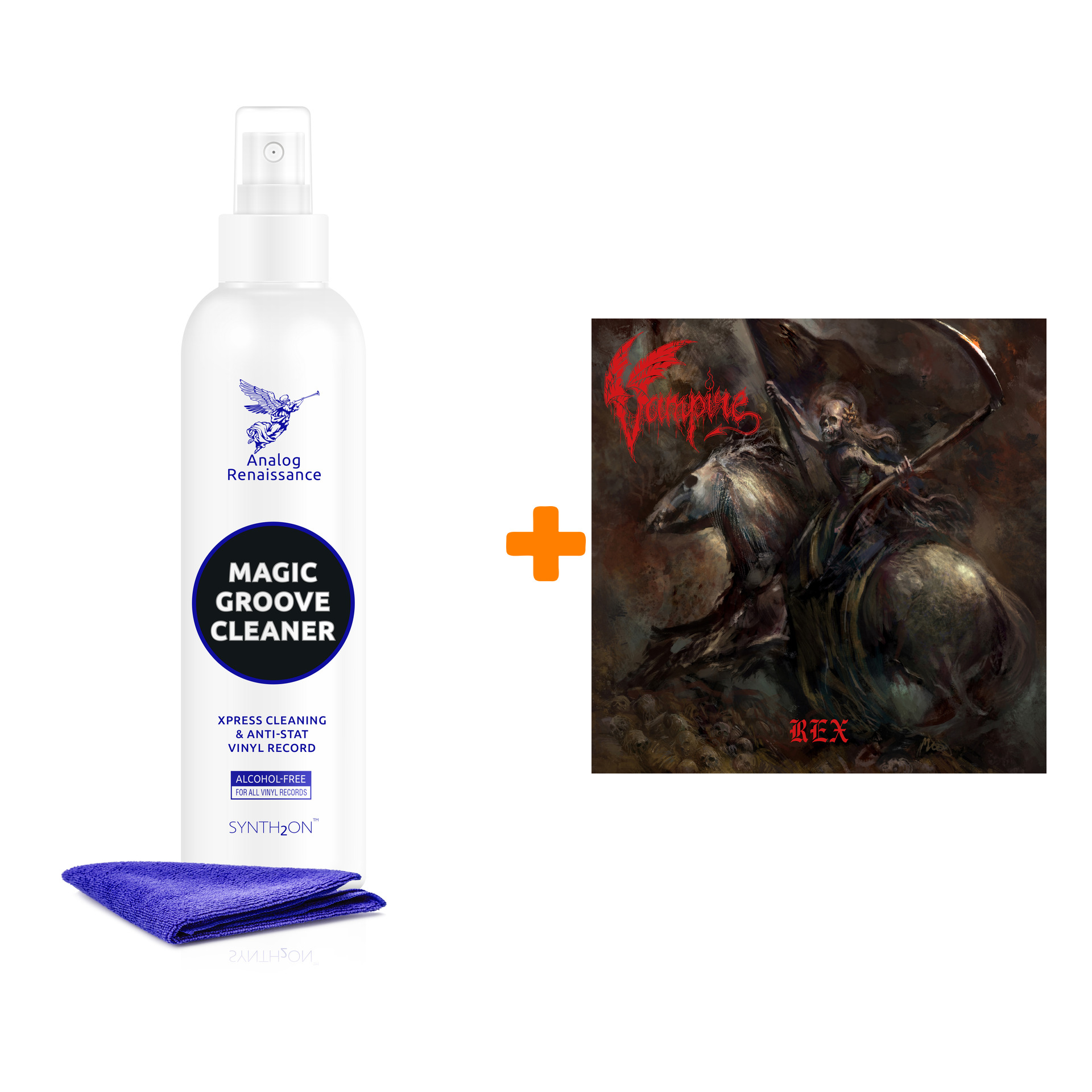 

VAMPIRE Rex LP + Спрей для очистки LP с микрофиброй 250мл Набор