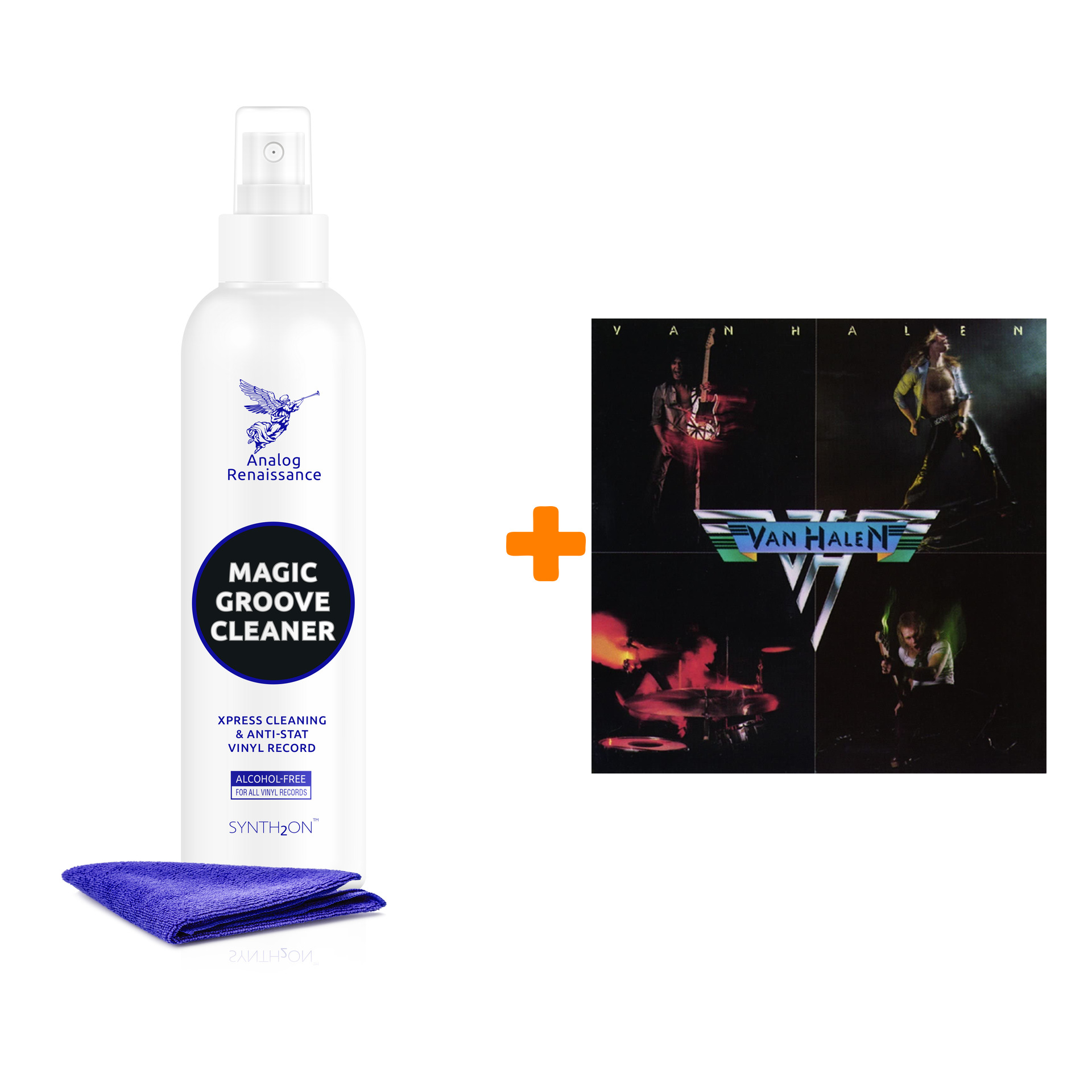 

VAN HALEN Van Halen LP + Спрей для очистки LP с микрофиброй 250мл Набор