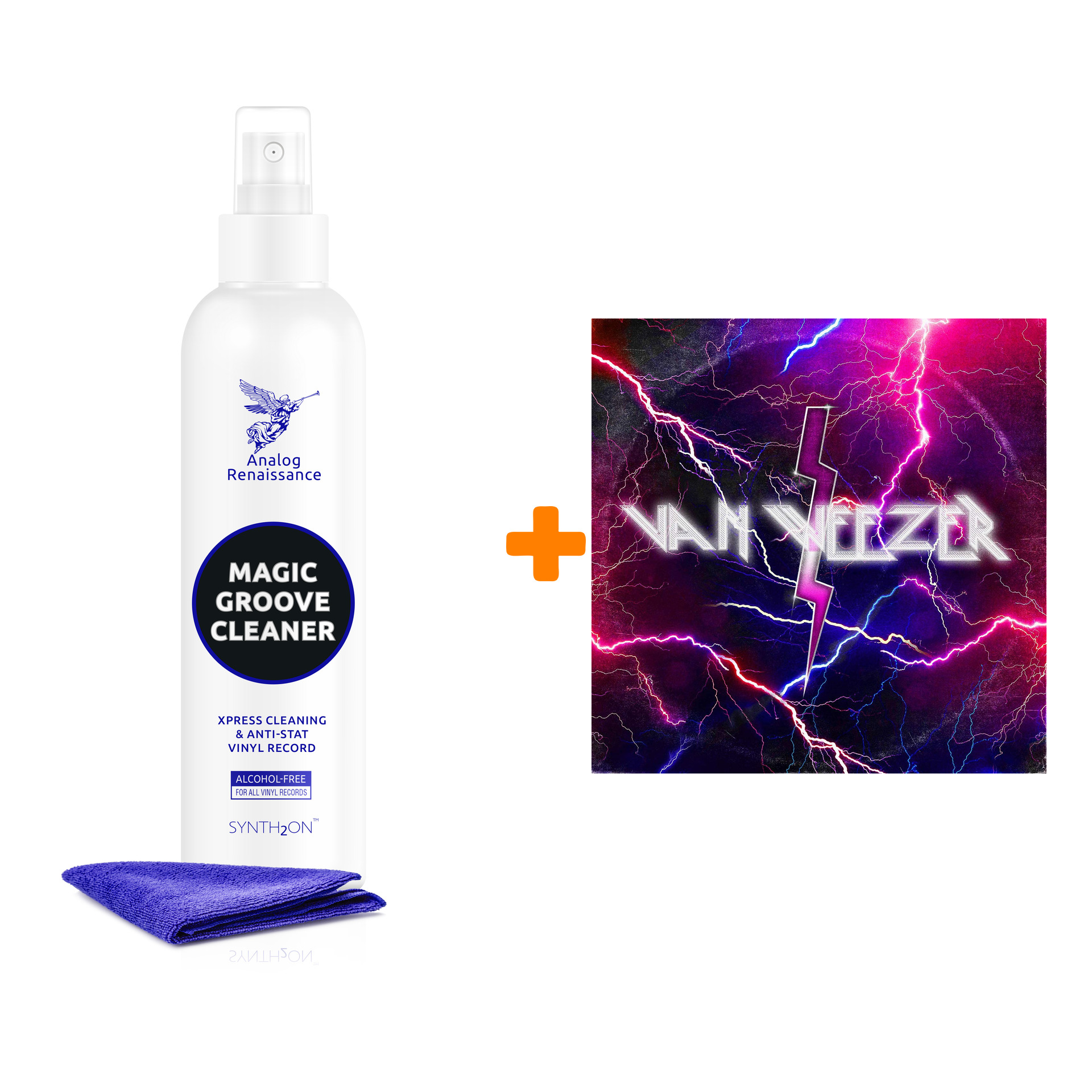 

WEEZER Van Weezer Coloured Vinyl LP + Спрей для очистки LP с микрофиброй 250мл Набор