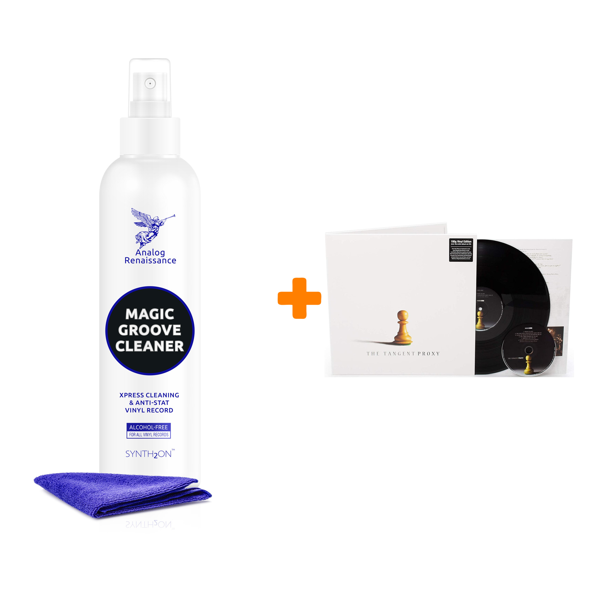 

THE ANGENT Proxy LP+CD + Спрей для очистки LP с микрофиброй 250мл Набор