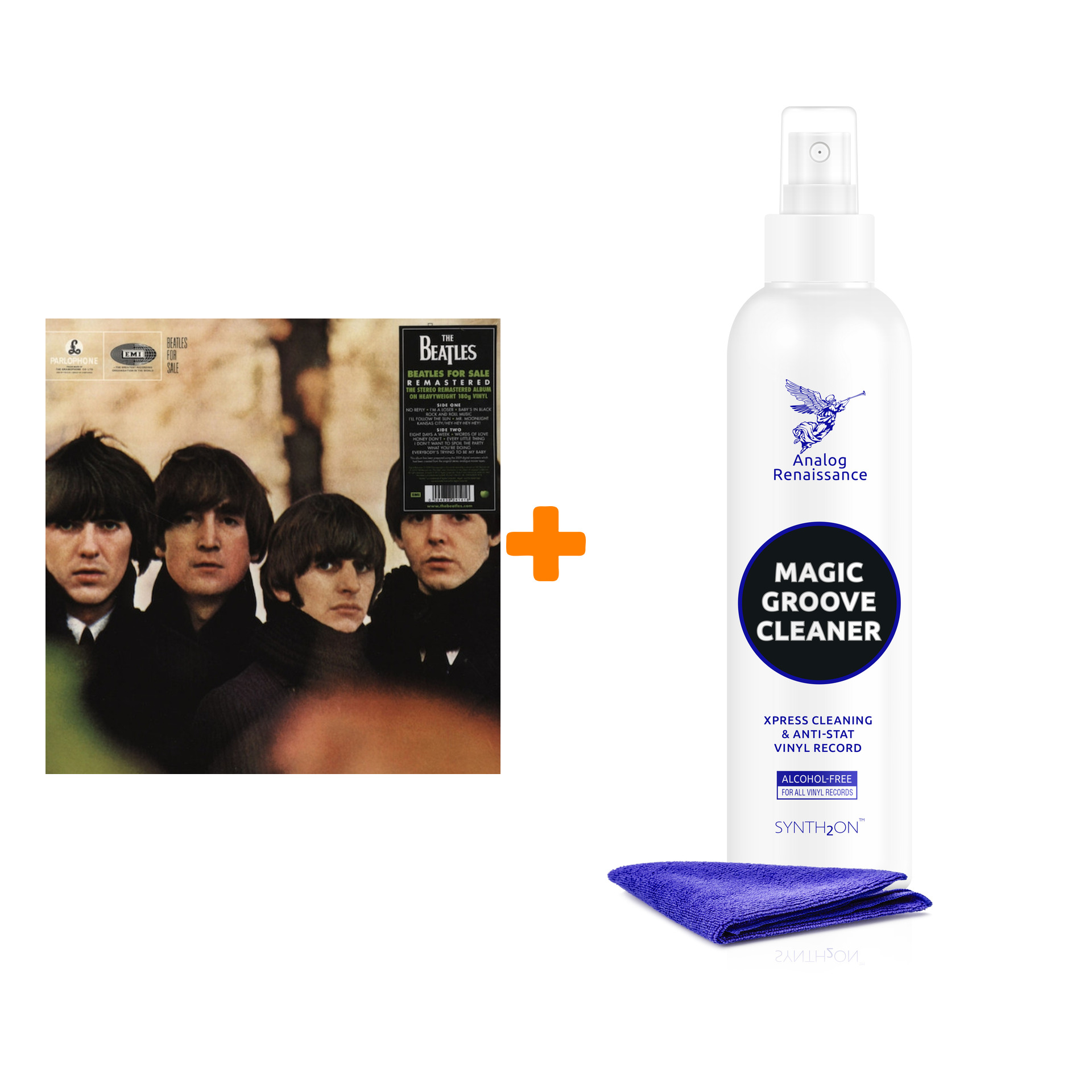 

THE BEATLES Beatles For Sale LP + Спрей для очистки LP с микрофиброй 250мл Набор