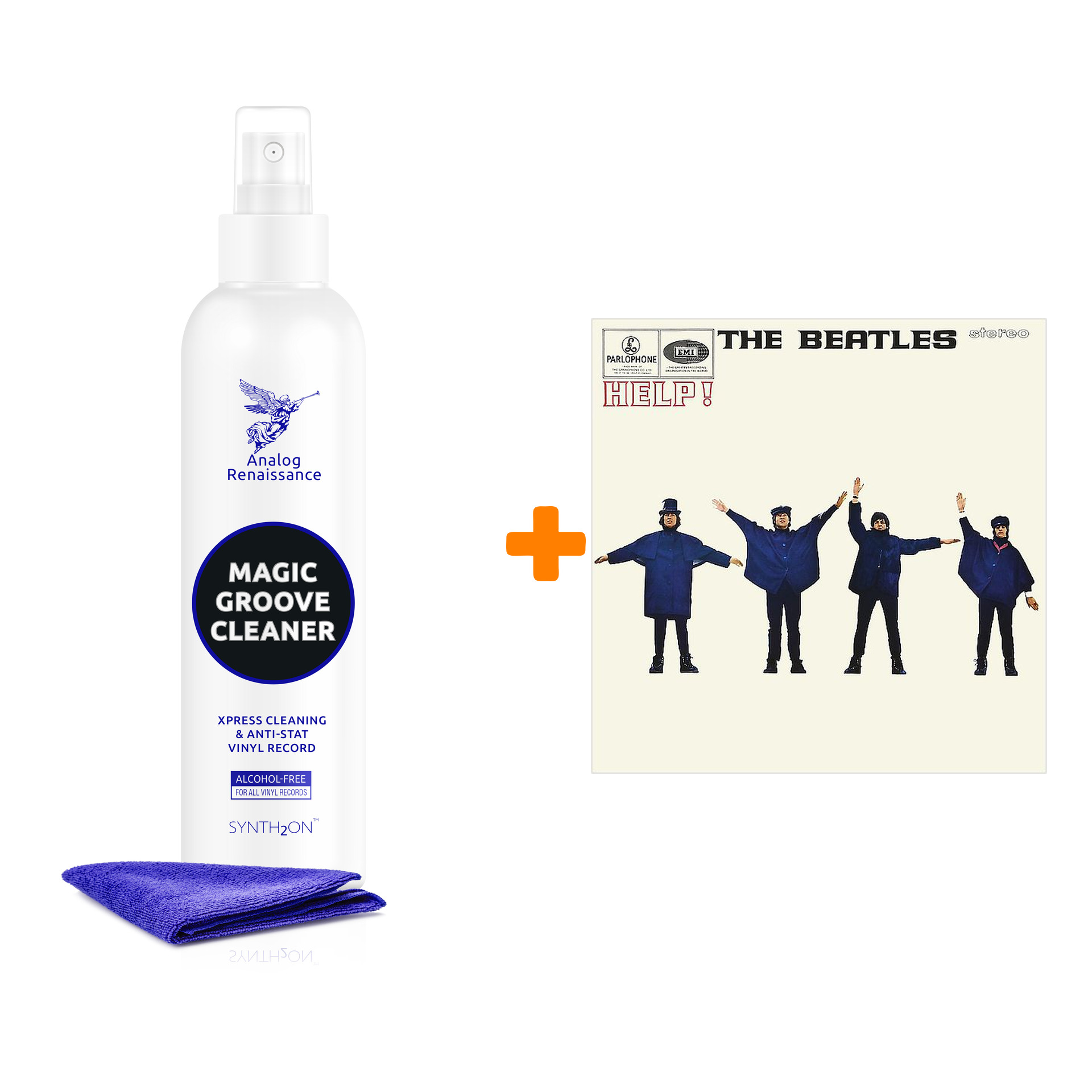 

THE BEATLES Help! Original Recording Remastered LP + Спрей для очистки LP с микрофиброй 250мл Набор