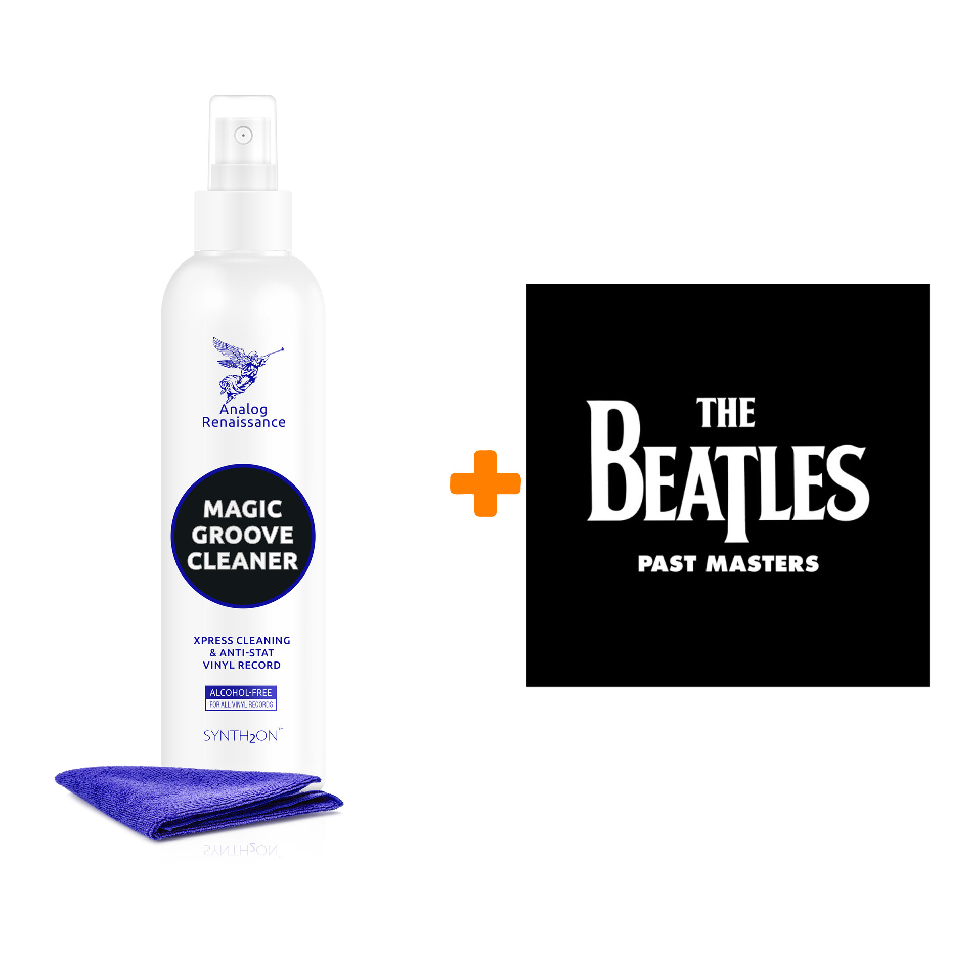 

THE BEATLES Past Masters 2LP + Спрей для очистки LP с микрофиброй 250мл Набор