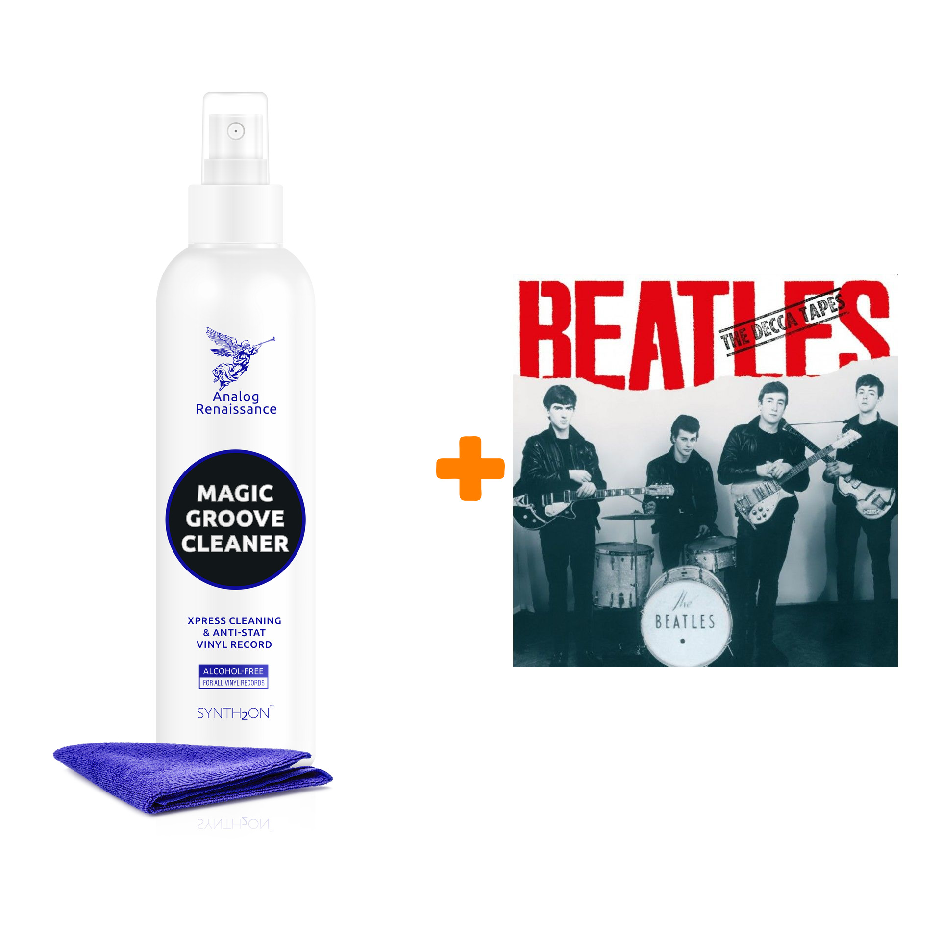 

THE BEATLES The Decca Tapes LP + Спрей для очистки LP с микрофиброй 250мл Набор