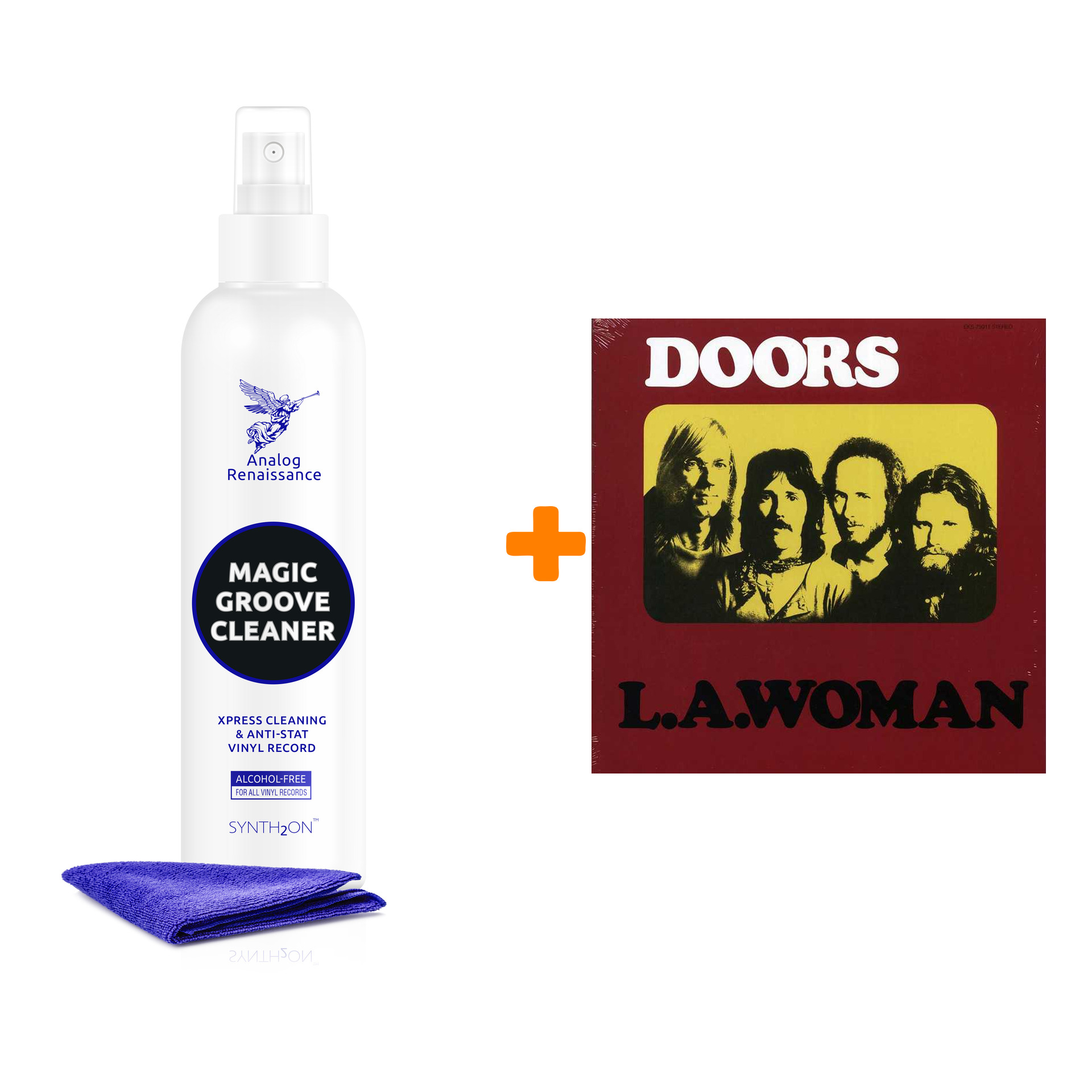 THE DOORS L.A.Woman LP + Спрей для очистки LP с микрофиброй 250мл Набор