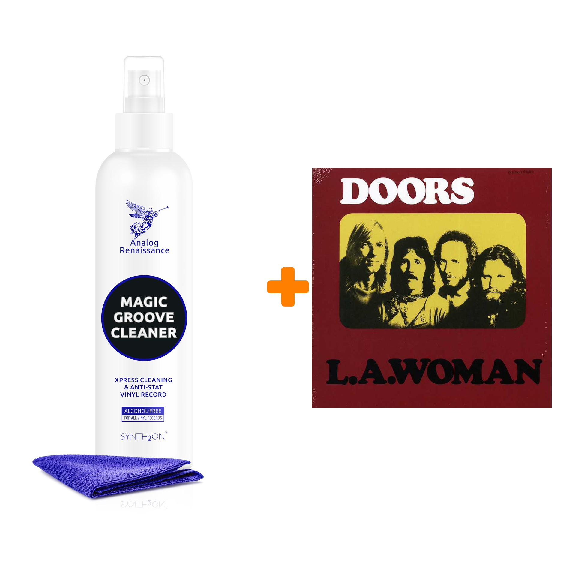 

THE DOORS L.A.Woman LP + Спрей для очистки LP с микрофиброй 250мл Набор