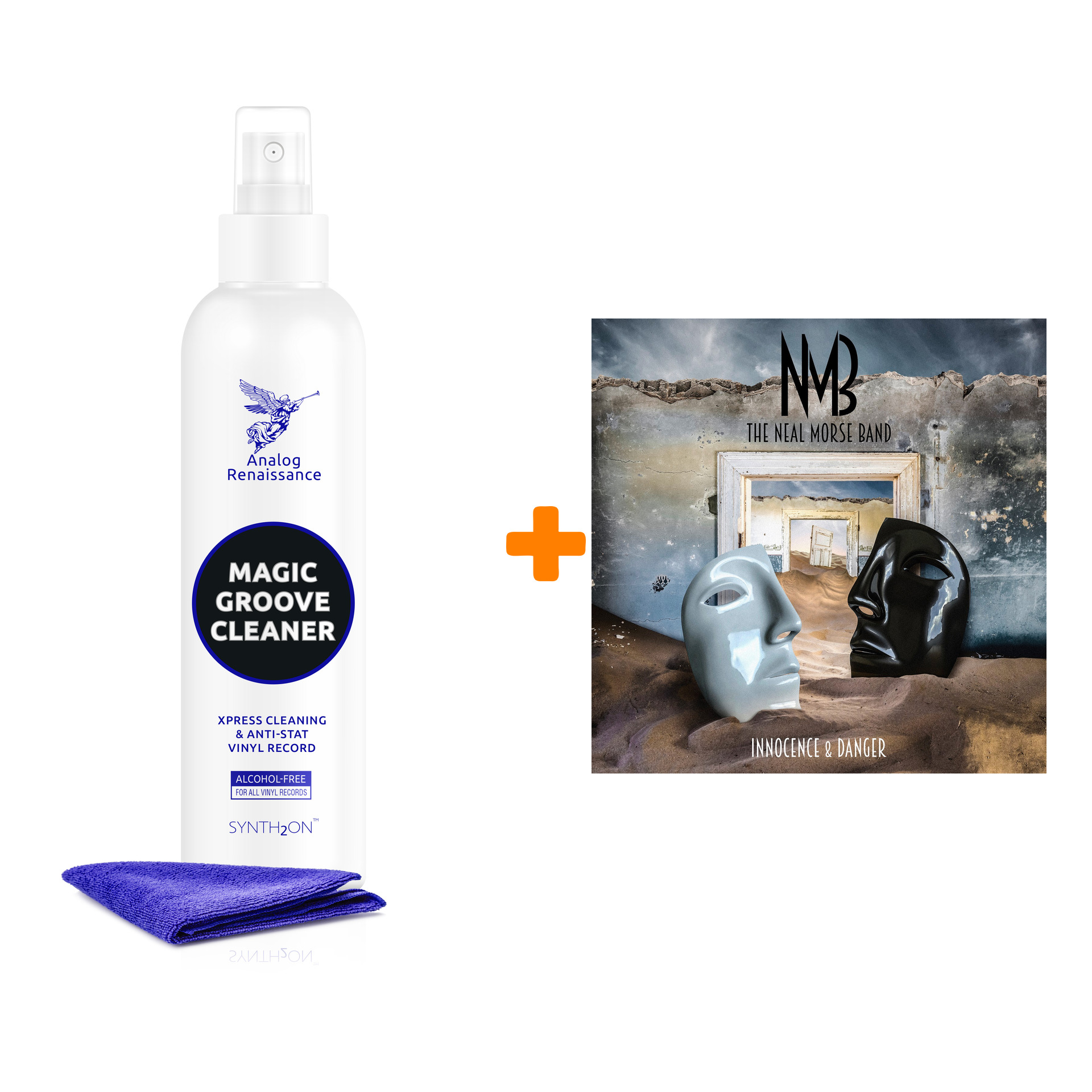 

THE NEAL MORSE BAND Innocence & Danger 3LP+2CD + Спрей для очистки LP с микрофиброй 250мл Набор
