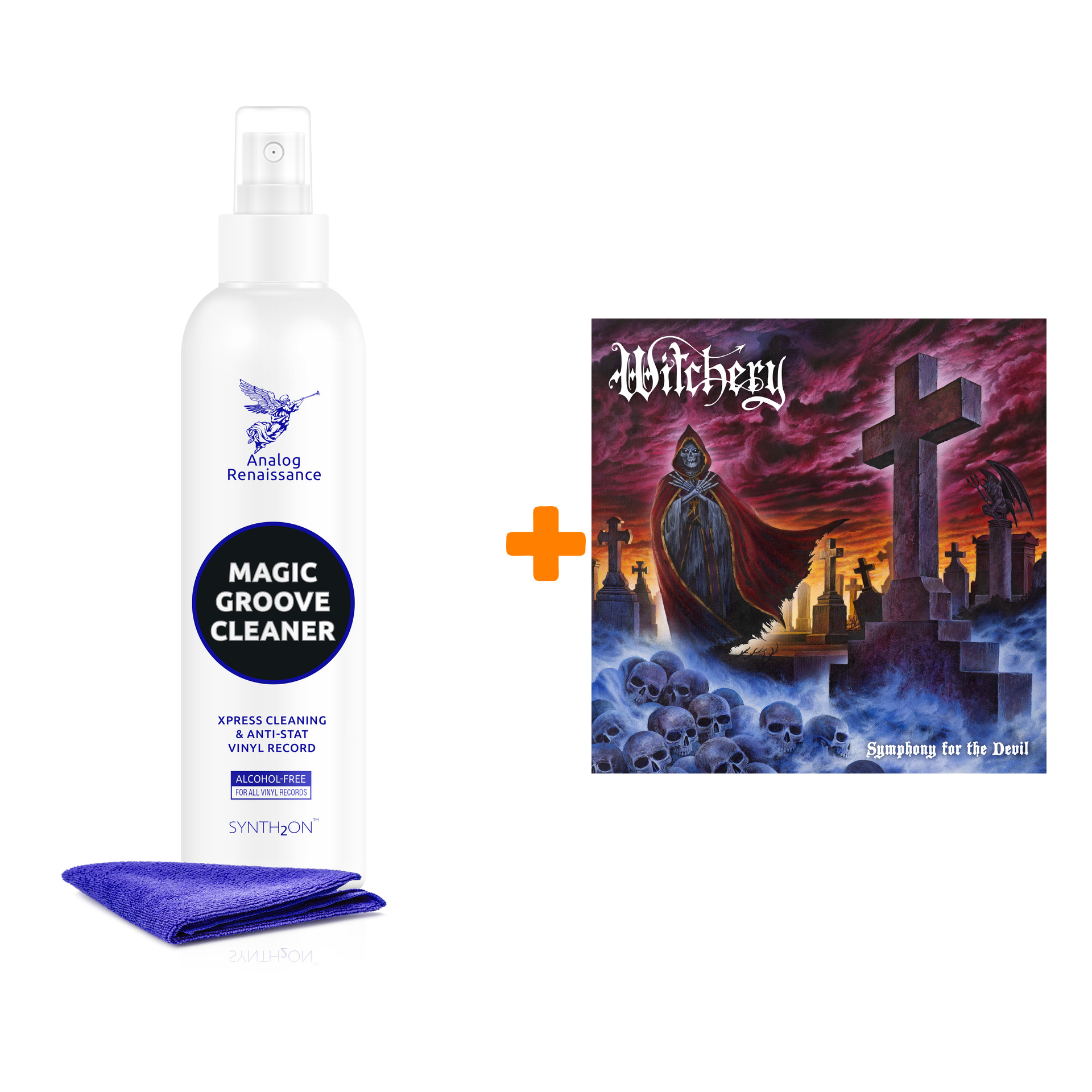 

WITCHERY Symphony For The Devil LP + Спрей для очистки LP с микрофиброй 250мл Набор