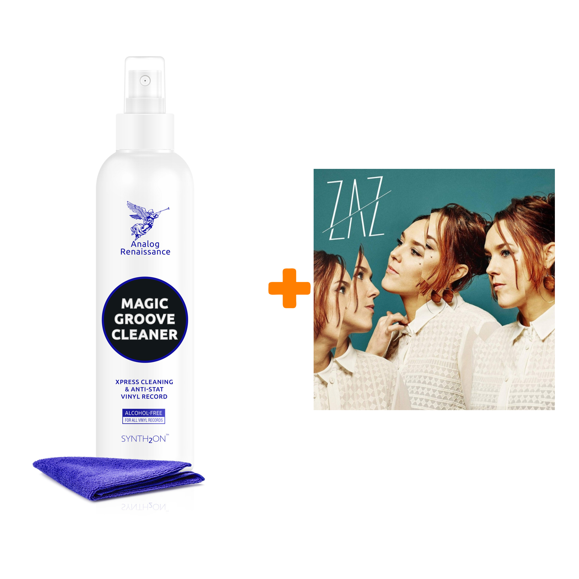 

ZAZ Effet Miroir 2LP + Спрей для очистки LP с микрофиброй 250мл Набор