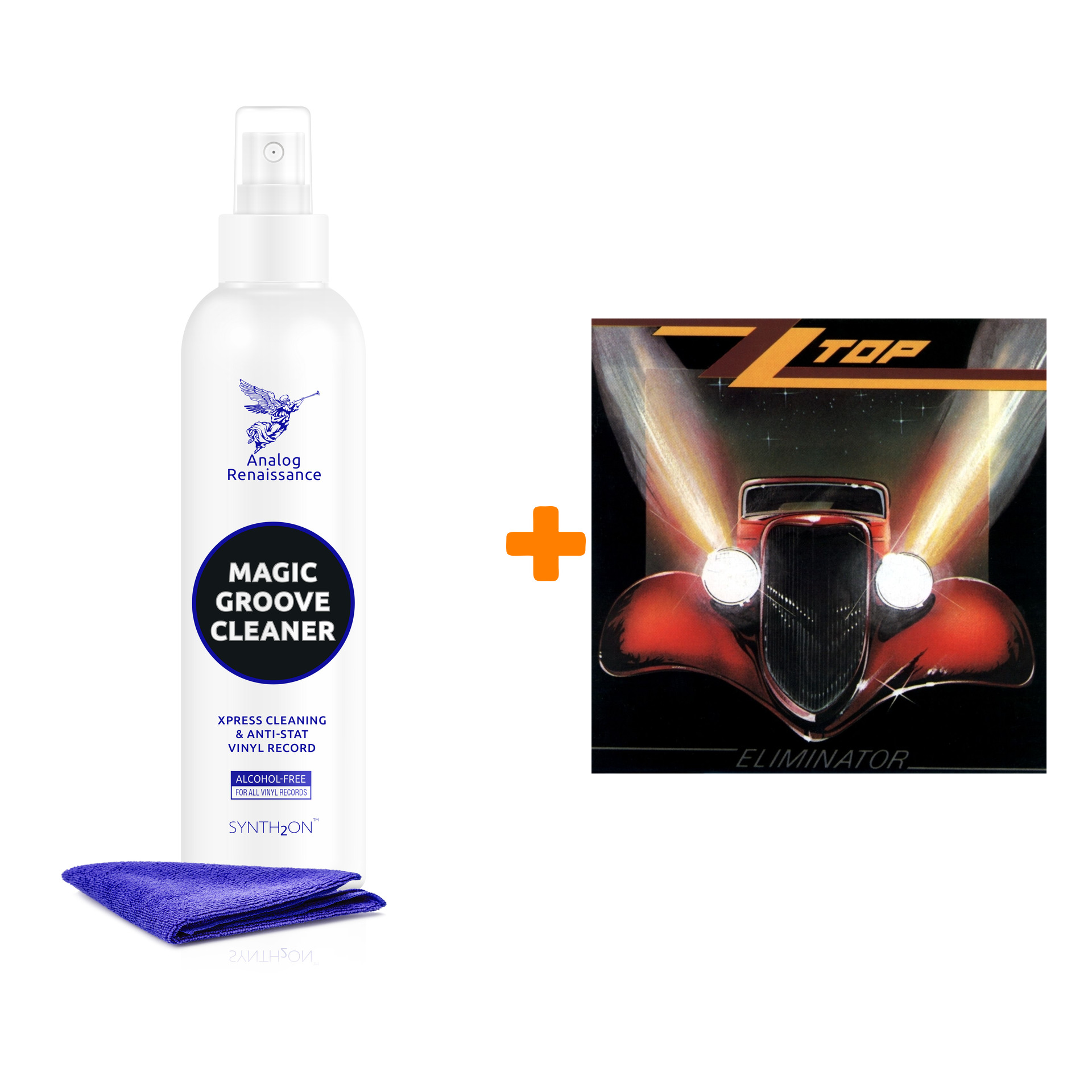 

ZZ TOP Eliminator LP + Спрей для очистки LP с микрофиброй 250мл Набор