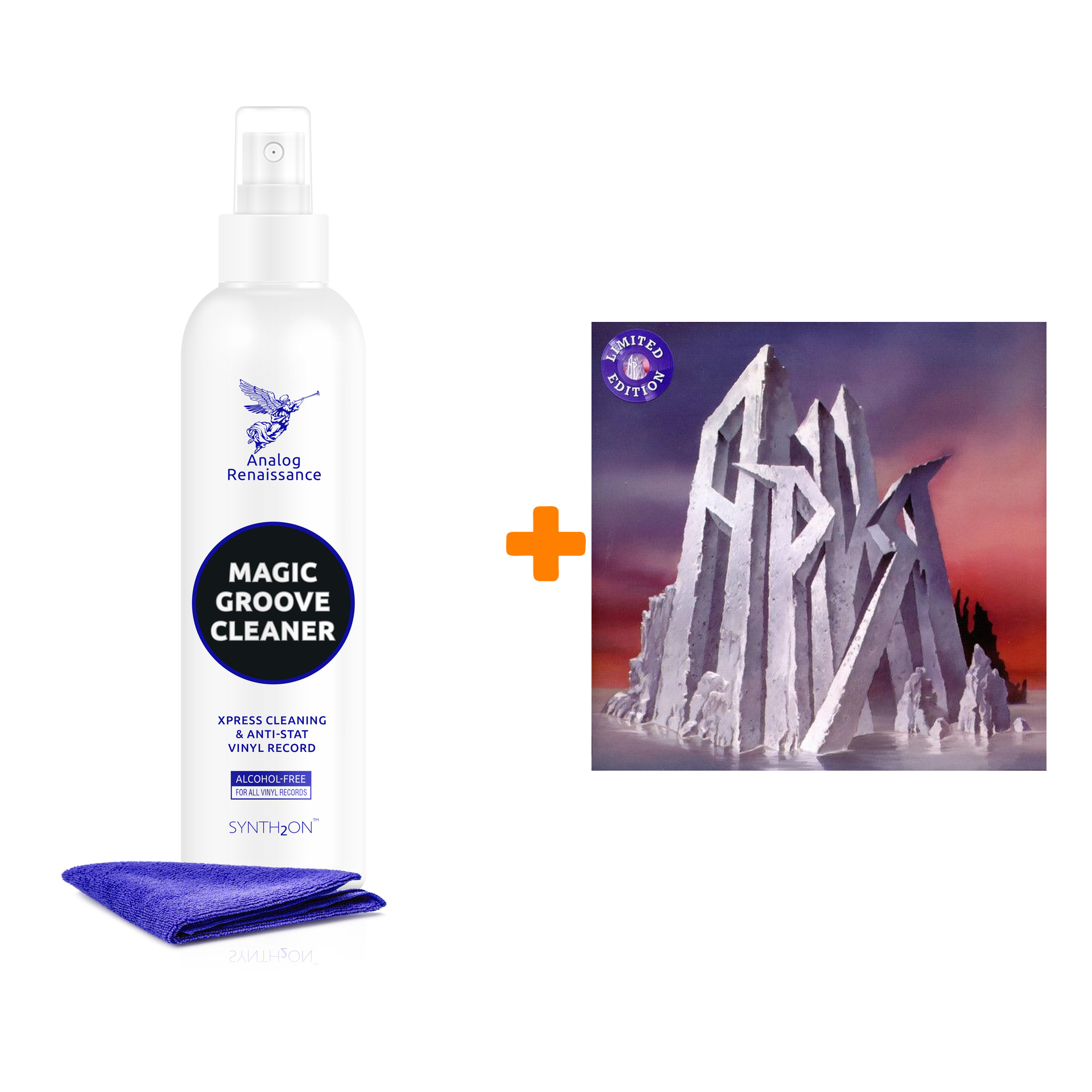 

АРИЯ Мания величия Coloured Crystal Purple Vinyl LP + Спрей для очистки LP с микрофиброй 250мл Набор
