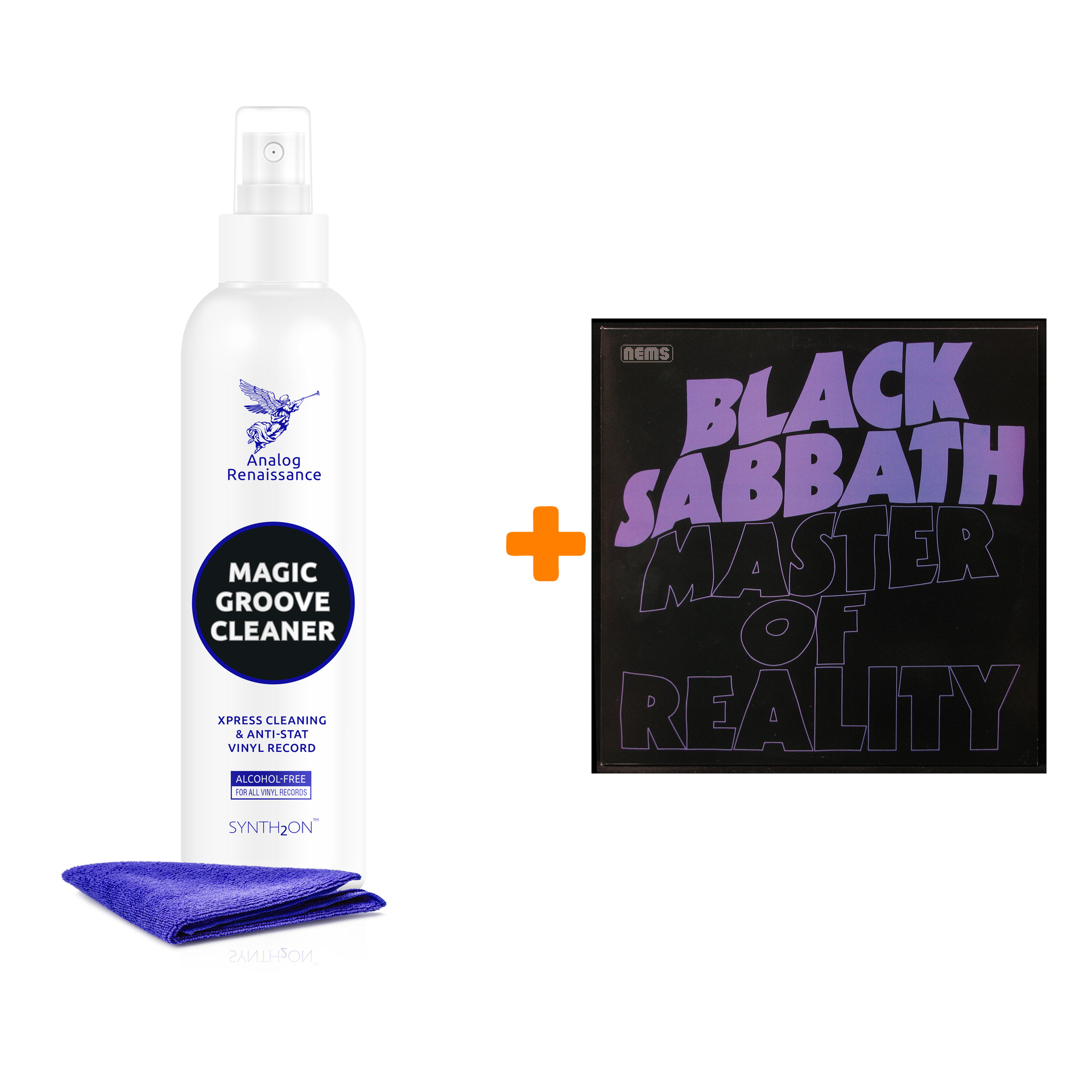 цена BLACK SABBATH Master Of Reality LP + Спрей для очистки LP с микрофиброй 250мл Набор