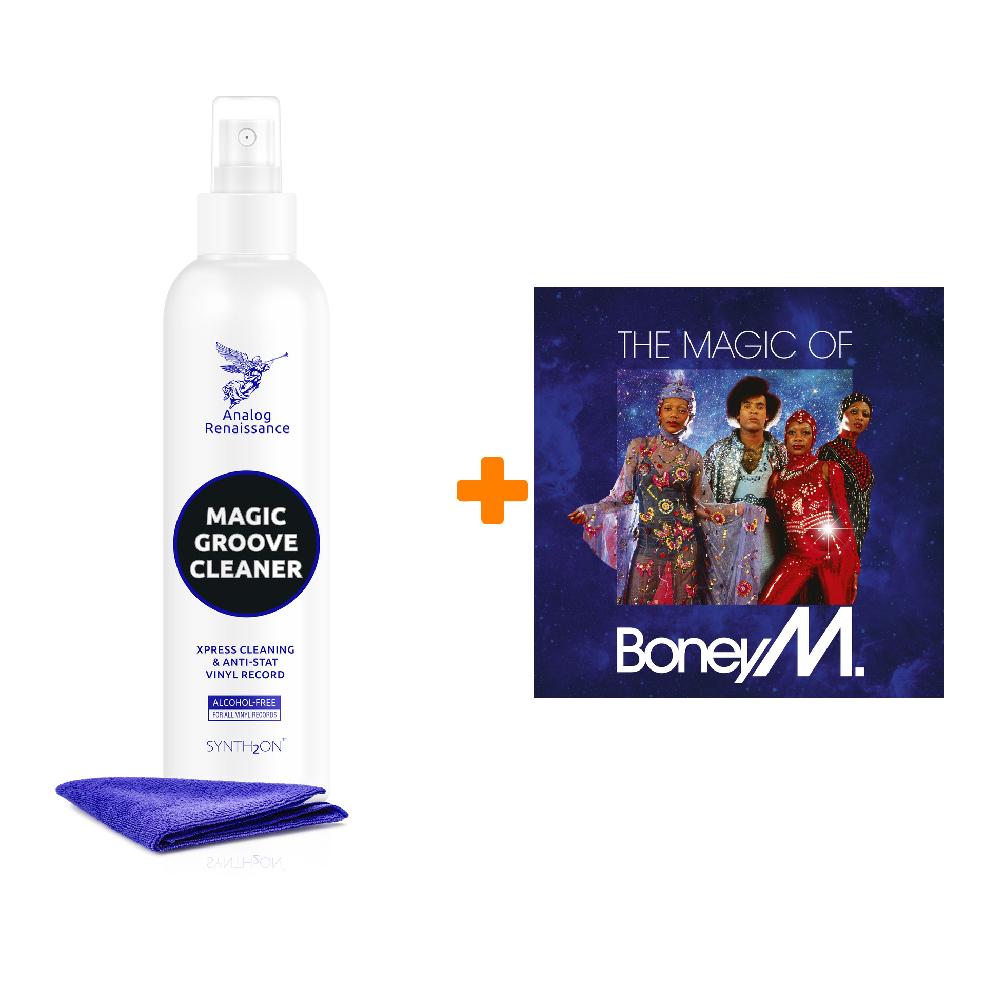 BONEY M The Magic Of Boney M Special Remix Edition 2LP + Спрей для очистки LP с микрофиброй 250мл Набор цена и фото