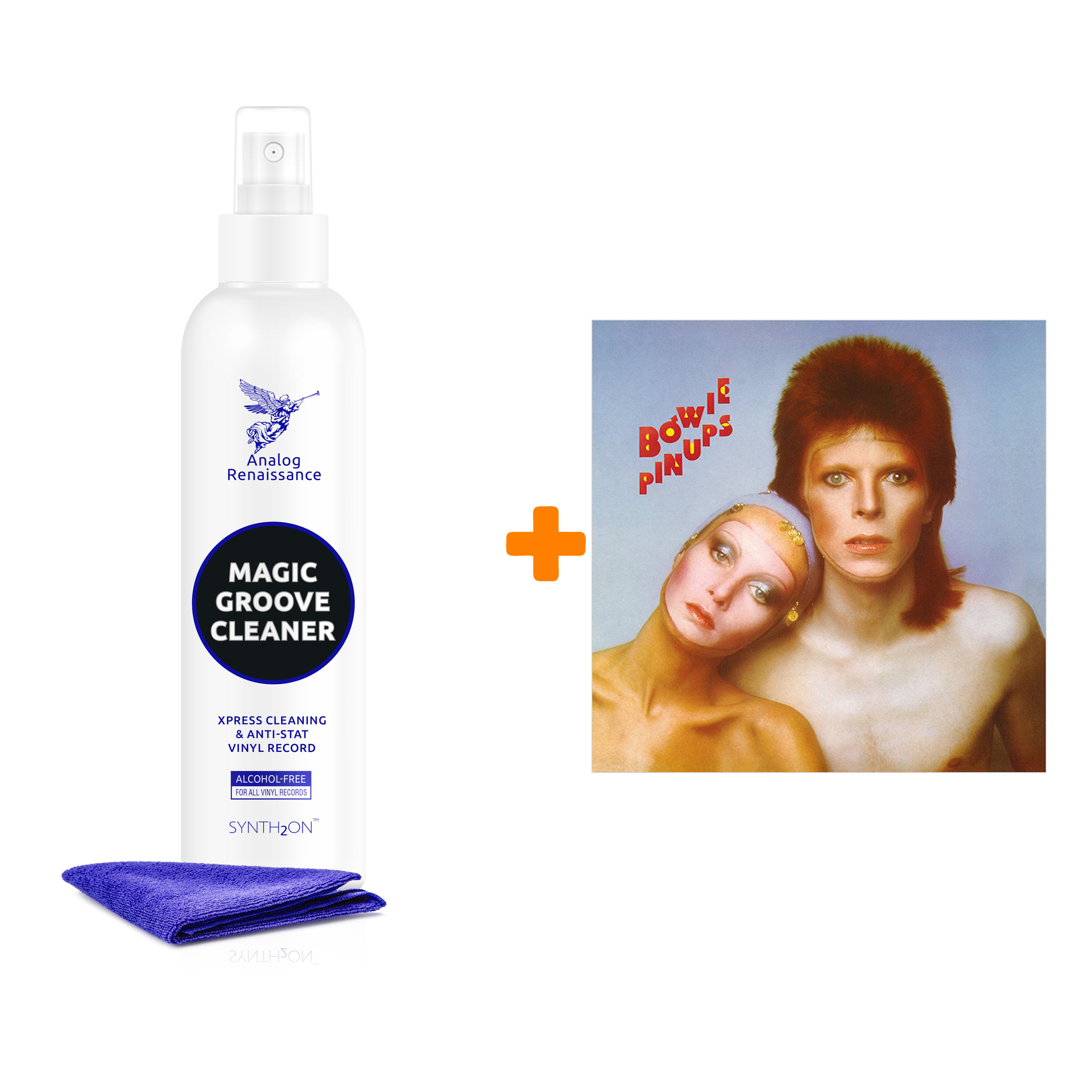 

BOWIE DAVID PinUps LP + Спрей для очистки LP с микрофиброй 250мл Набор