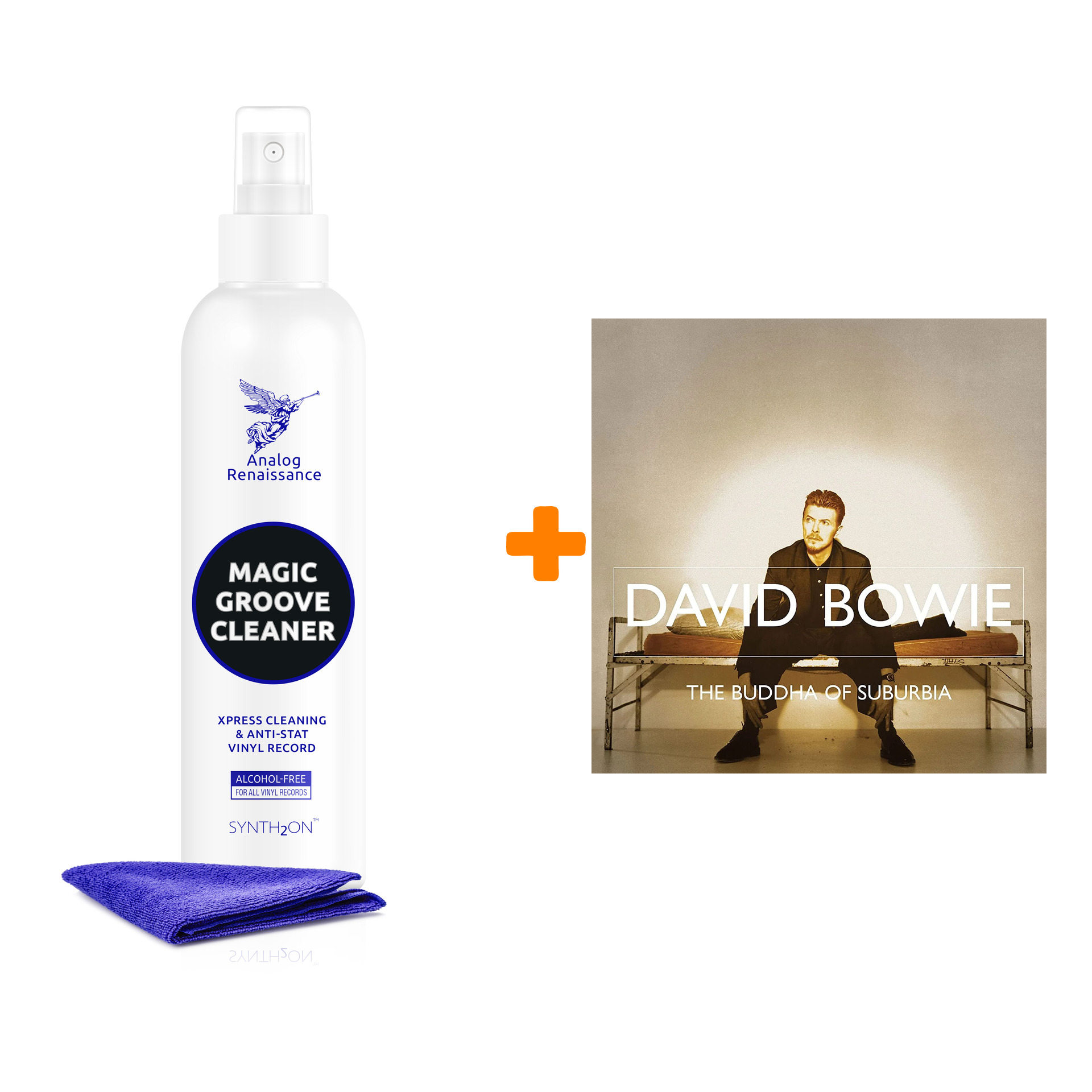 

BOWIE DAVID The Buddha Of Suburbia 2LP + Спрей для очистки LP с микрофиброй 250мл Набор