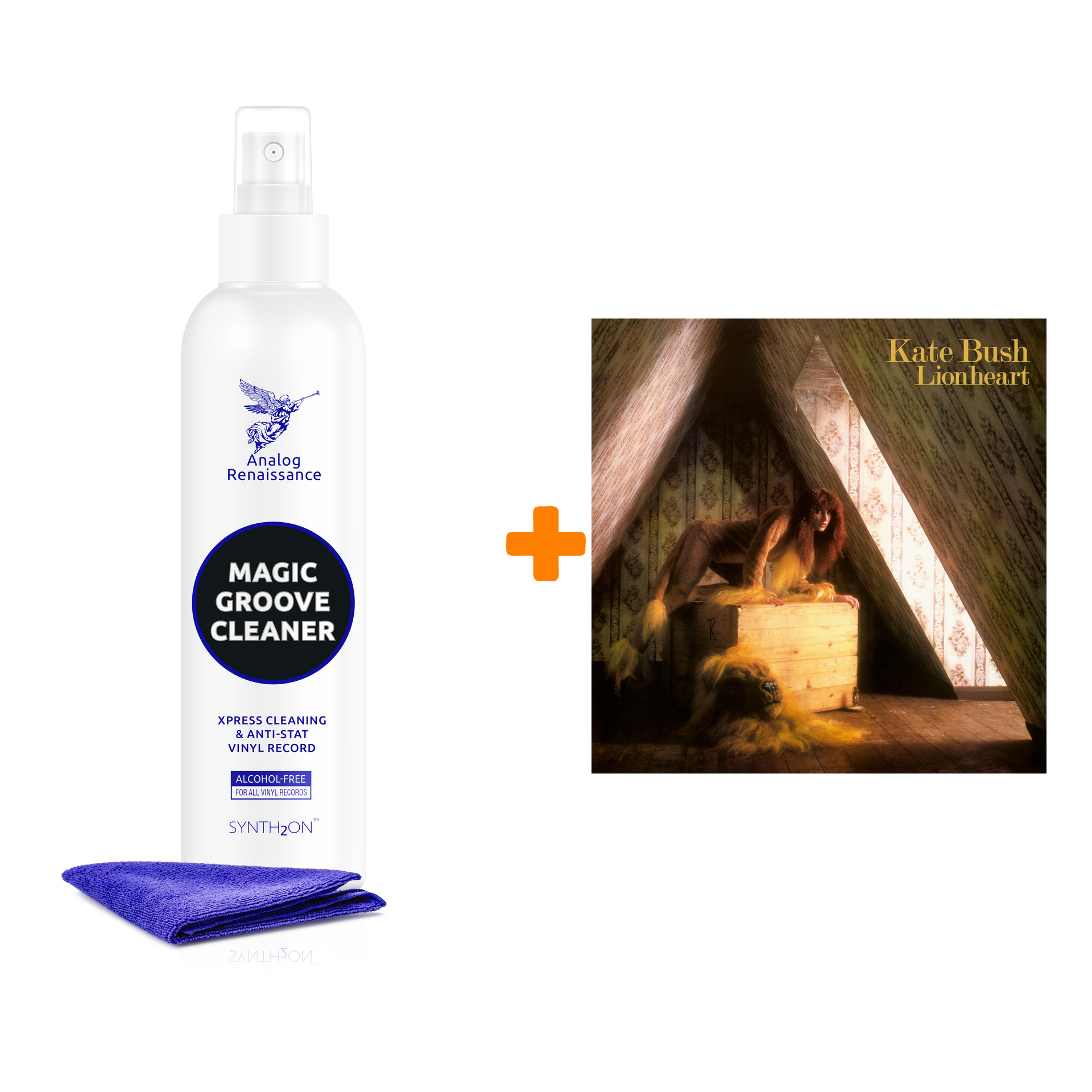 

BUSH KATE Lionheart LP + Спрей для очистки LP с микрофиброй 250мл Набор