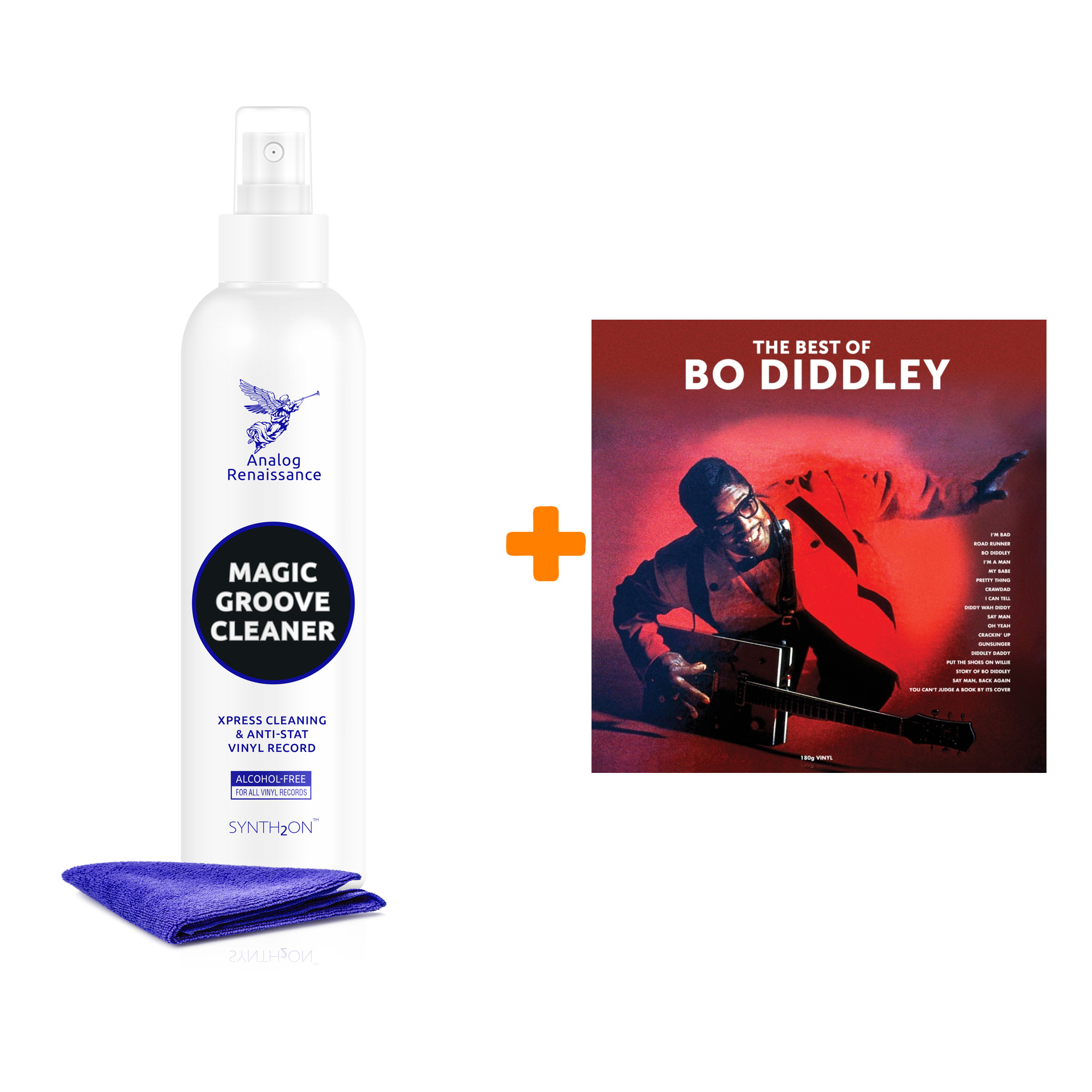 

DIDDLEY BO The Best Of LP + Спрей для очистки LP с микрофиброй 250мл Набор
