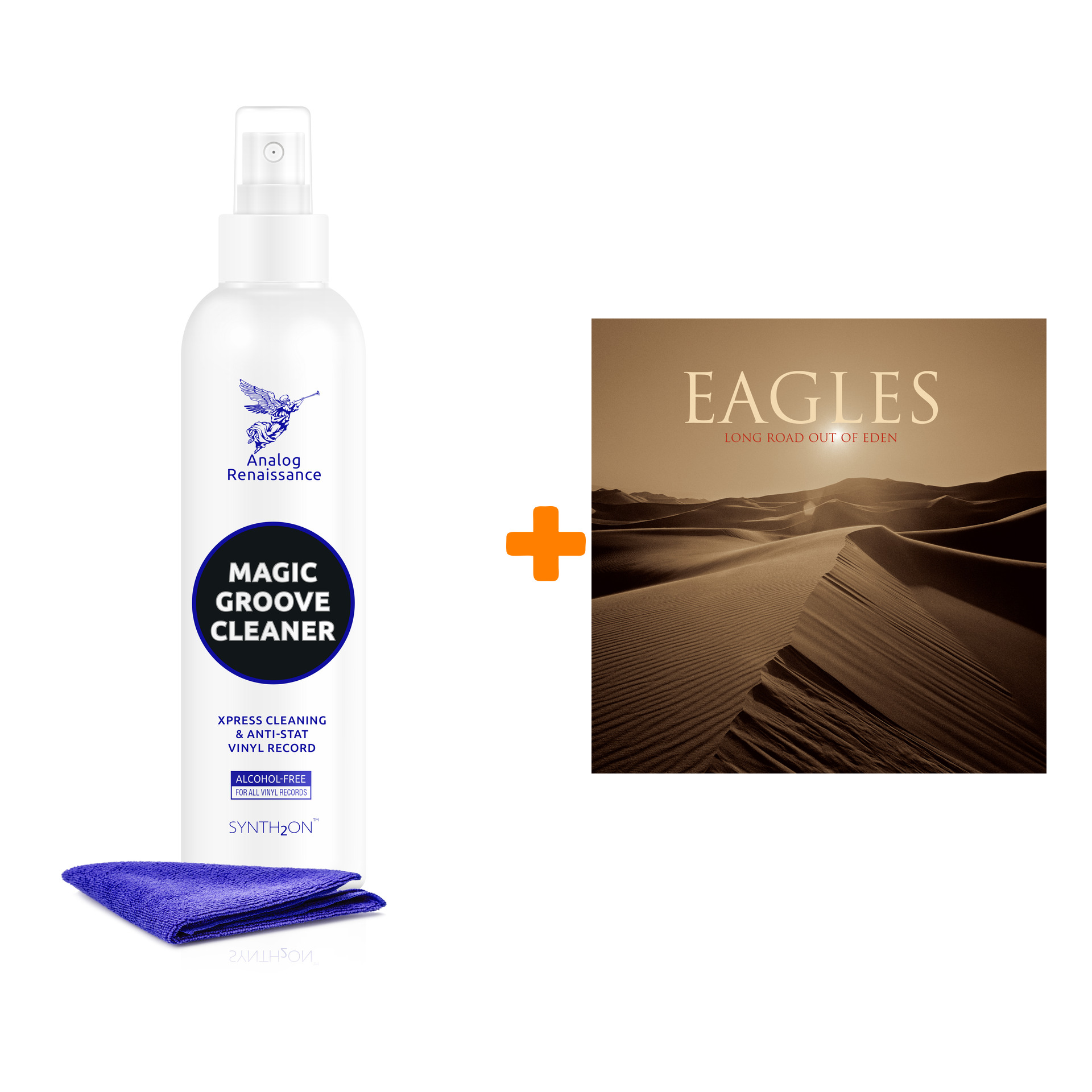 

EAGLES Long Road Out Of Eden 2LP + Спрей для очистки LP с микрофиброй 250мл Набор