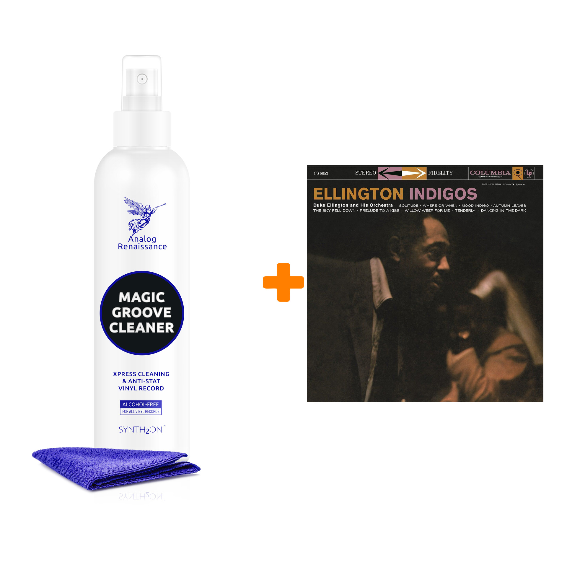 

ELLINGTON DUKE Indigos LP + Спрей для очистки LP с микрофиброй 250мл Набор