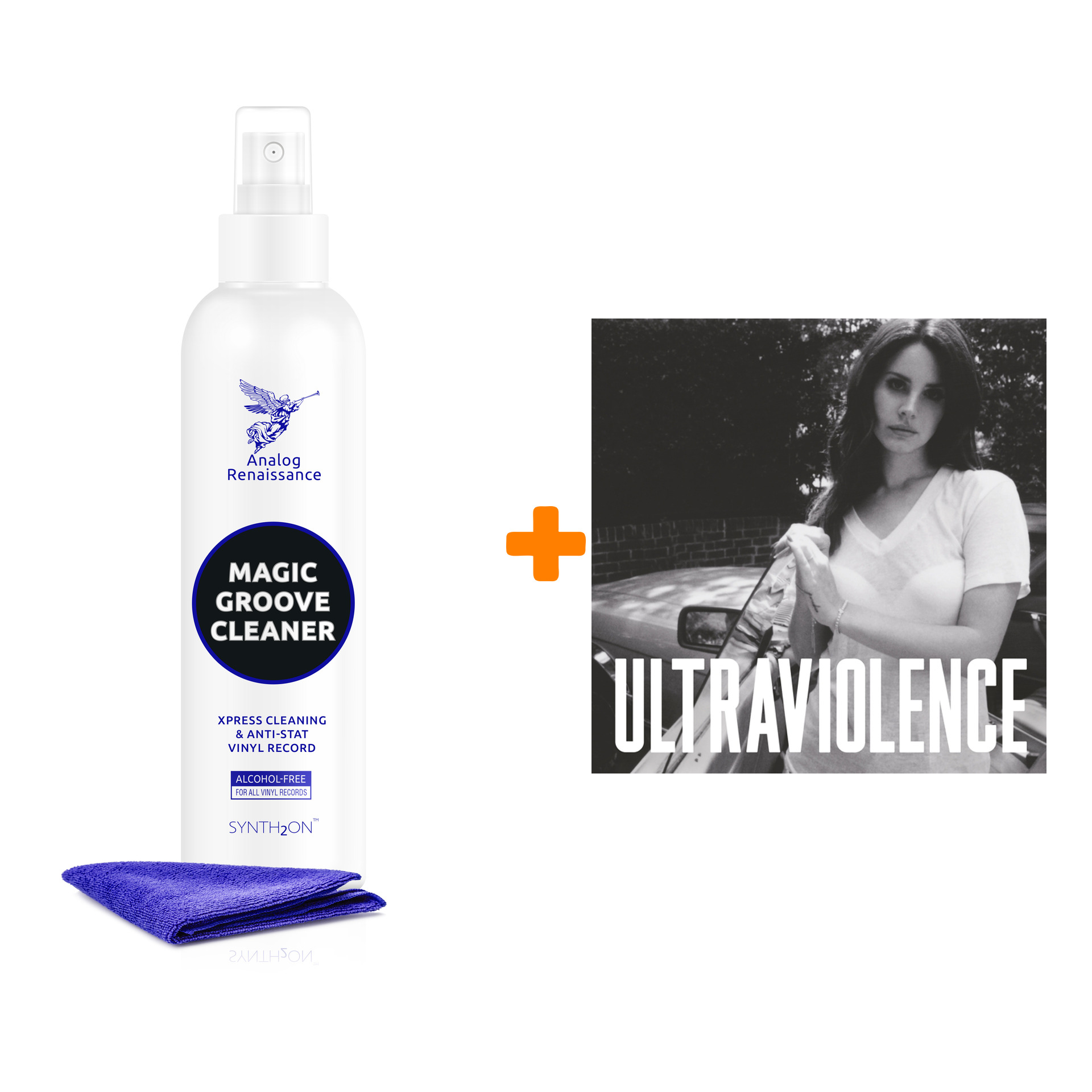 DEL REY LANA Ultraviolence 2LP + Спрей для очистки LP с микрофиброй 250мл Набор цена и фото