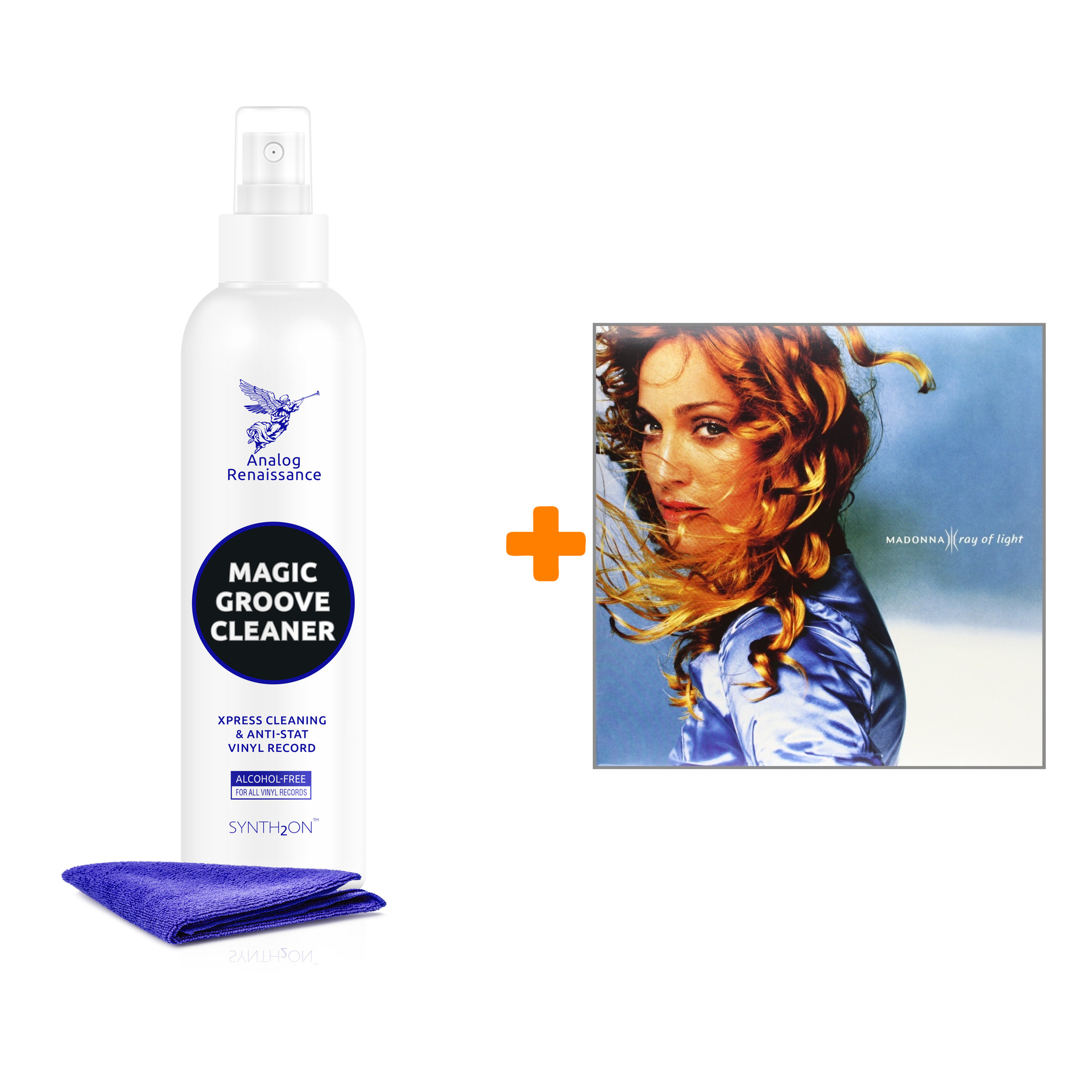

MADONNA Ray Of Light 2LP + Спрей для очистки LP с микрофиброй 250мл Набор