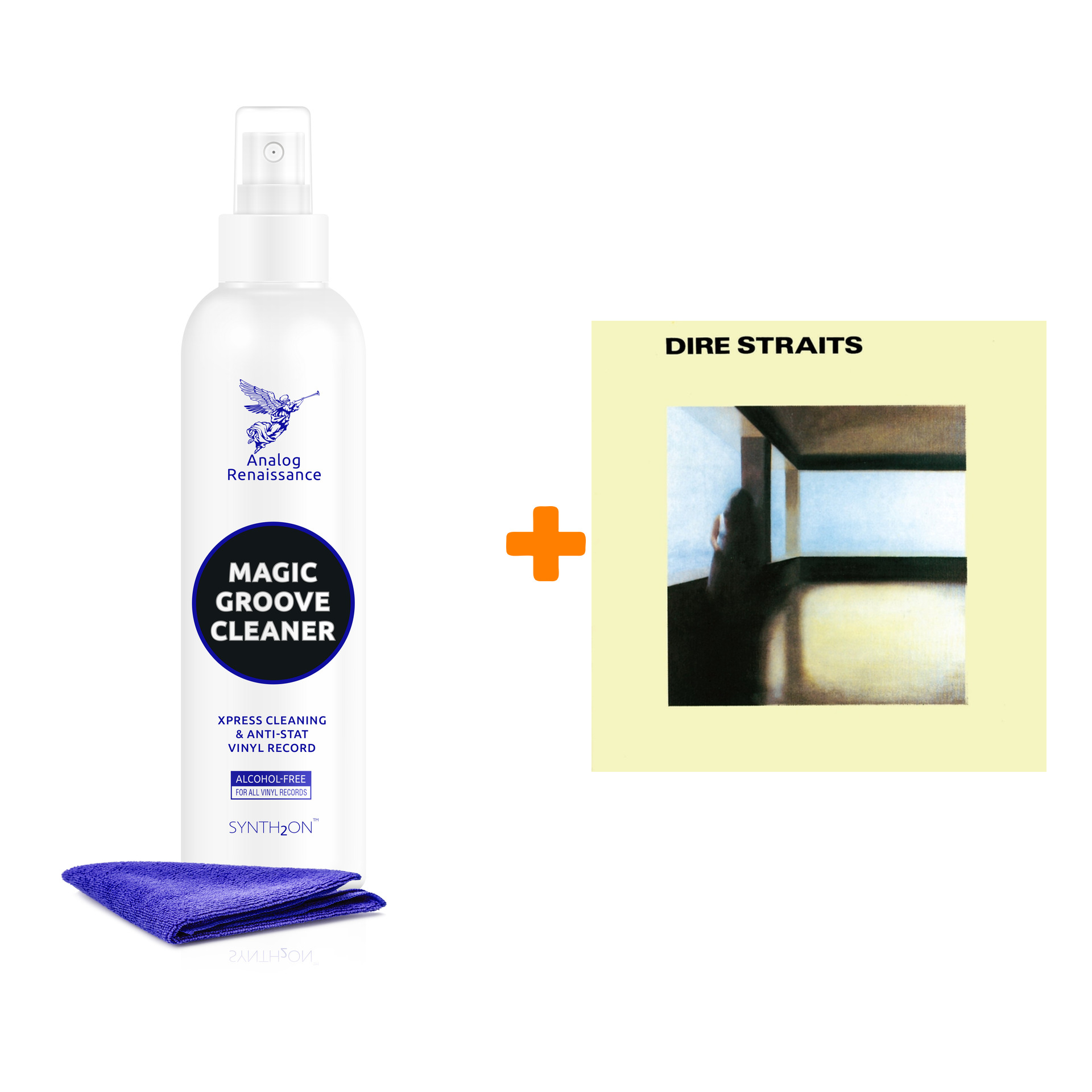 

DIRE STRAITS Dire Straits LP + Спрей для очистки LP с микрофиброй 250 мл Набор