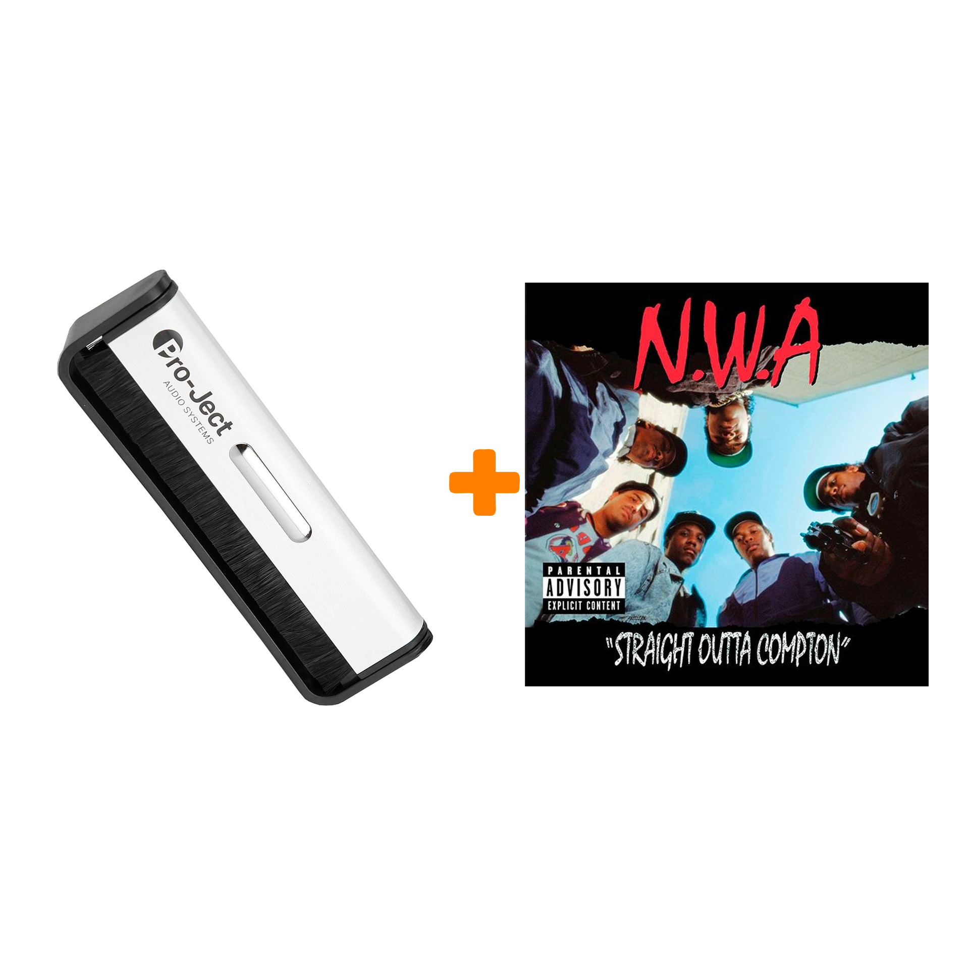 

N.W.A. Straight Outta Compton LP + Щетка для LP Brush It Набор