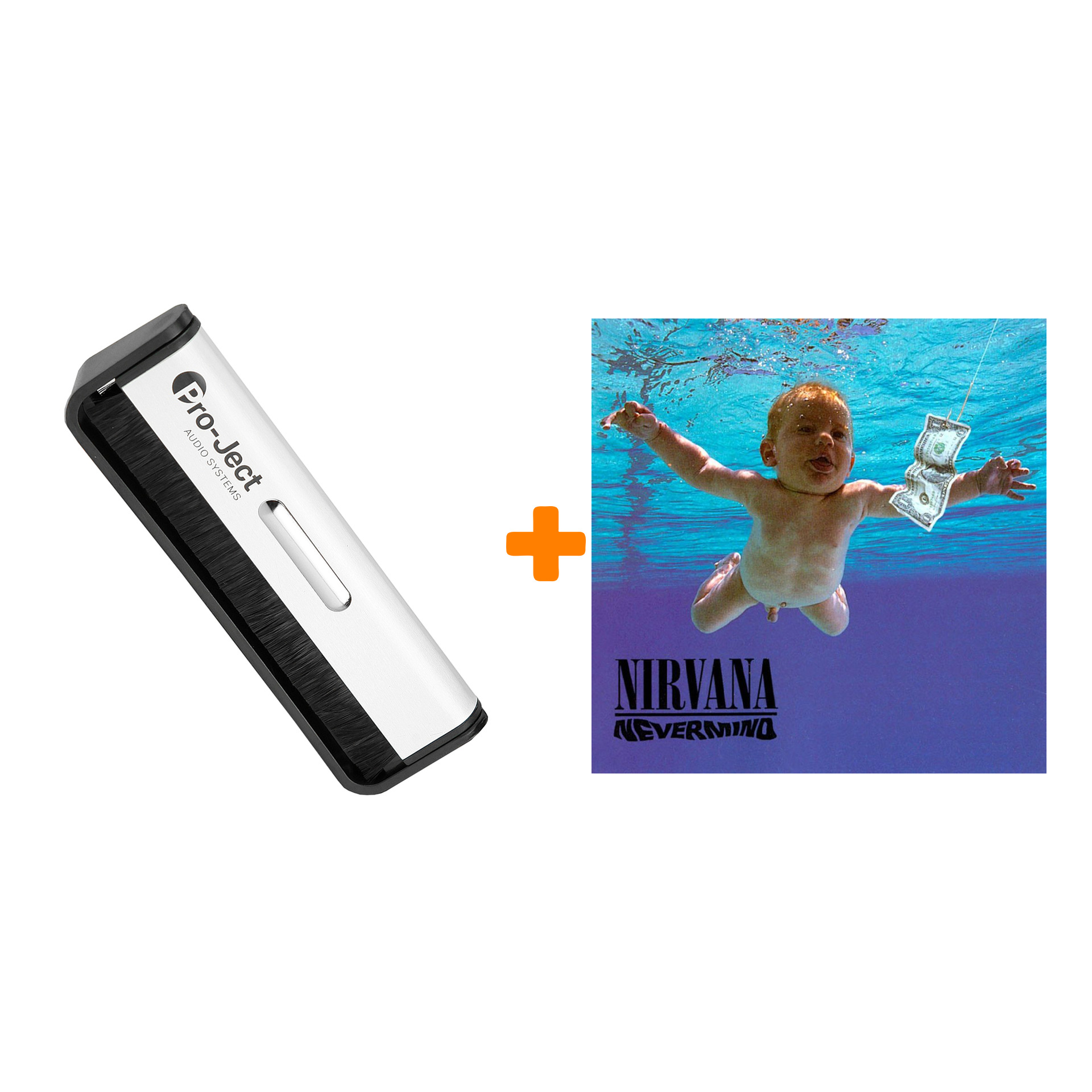 

NIRVANA Nevermind LP + Щетка для LP Brush It Набор