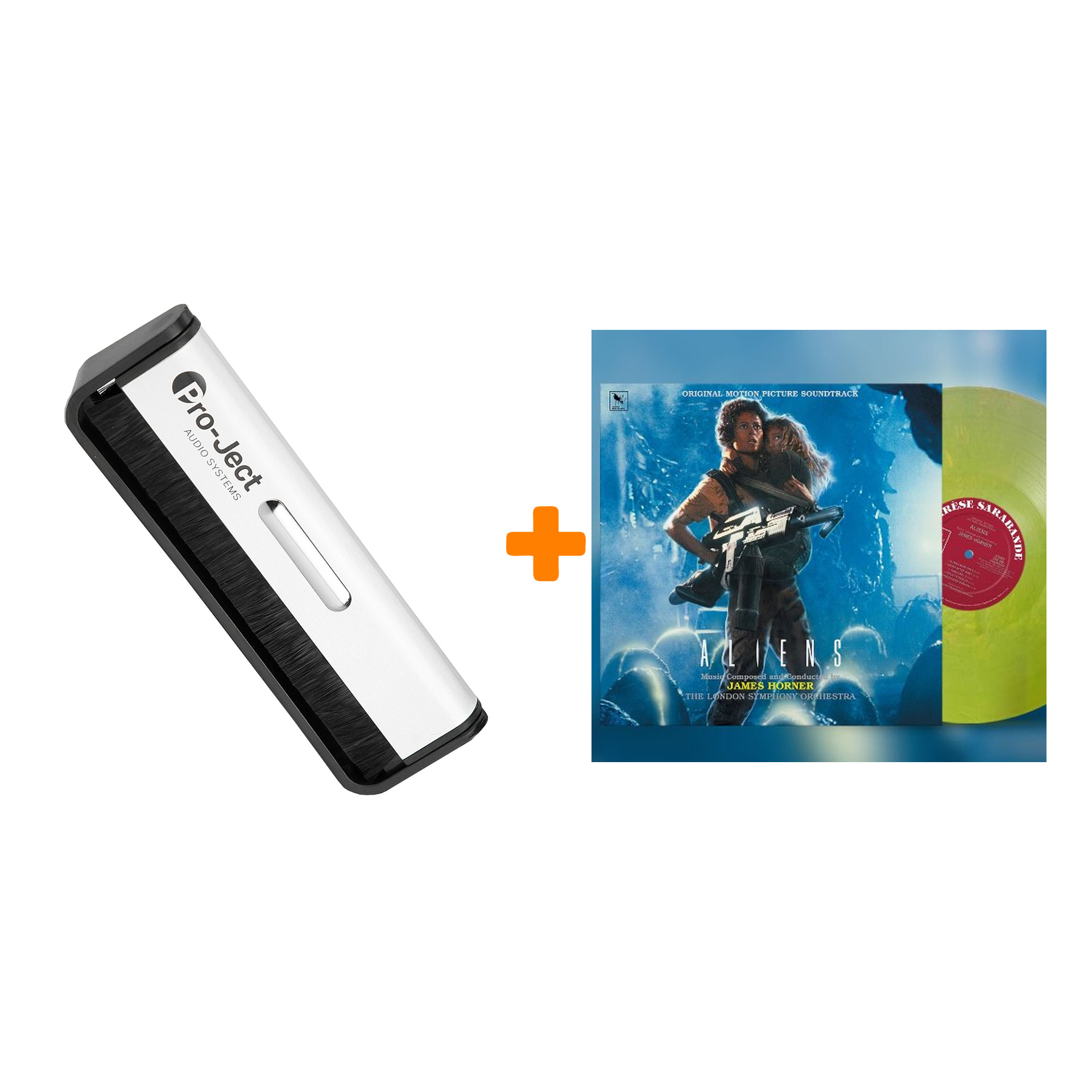 

OST Aliens LP + Щетка для LP Brush It Набор